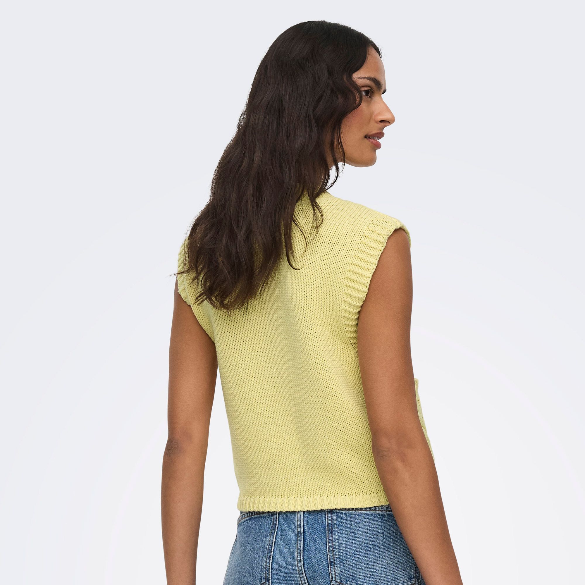 JDY Annalise Cable Knit Vest Dames
