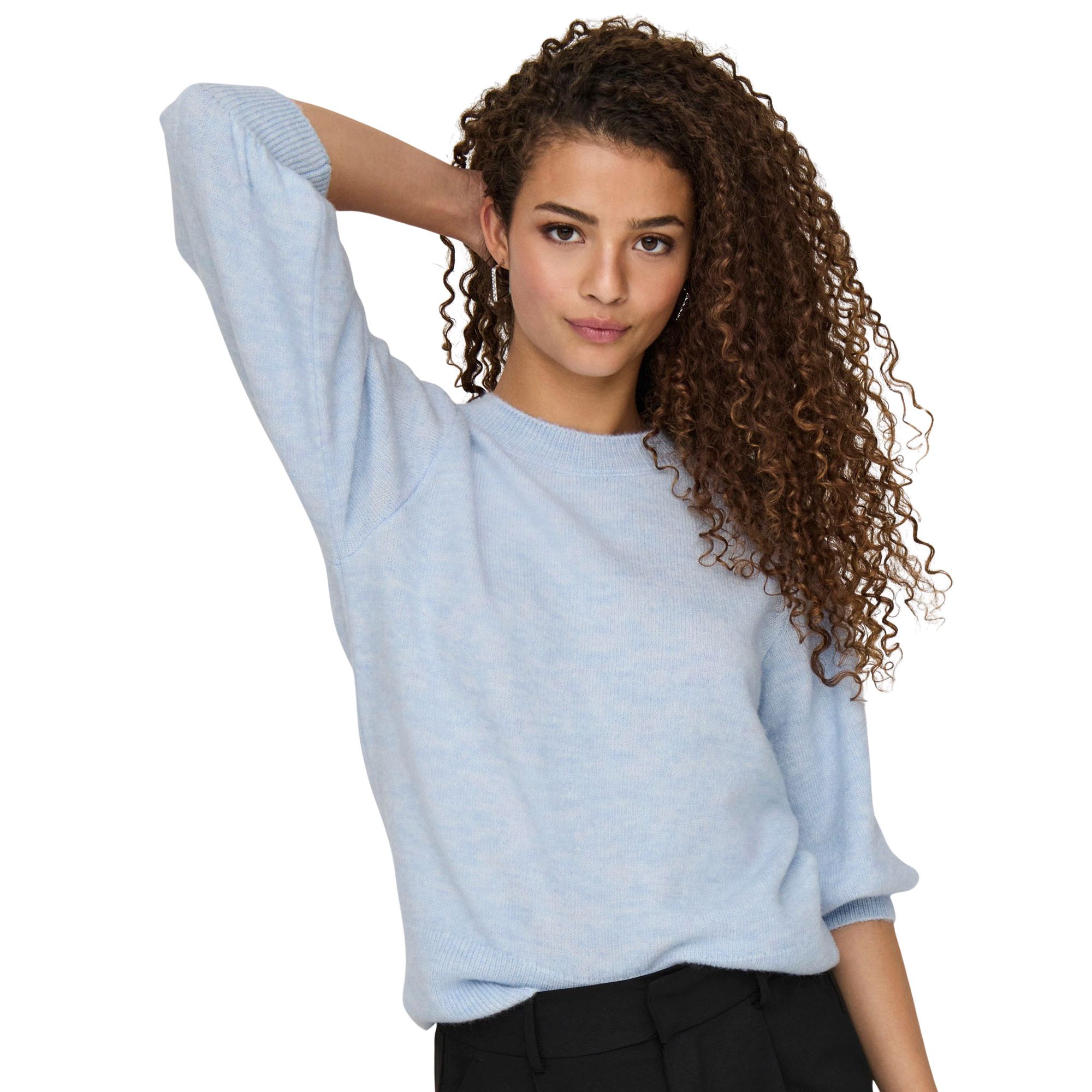 JDY Letty 3/4 Crew Knit Sweater Dames