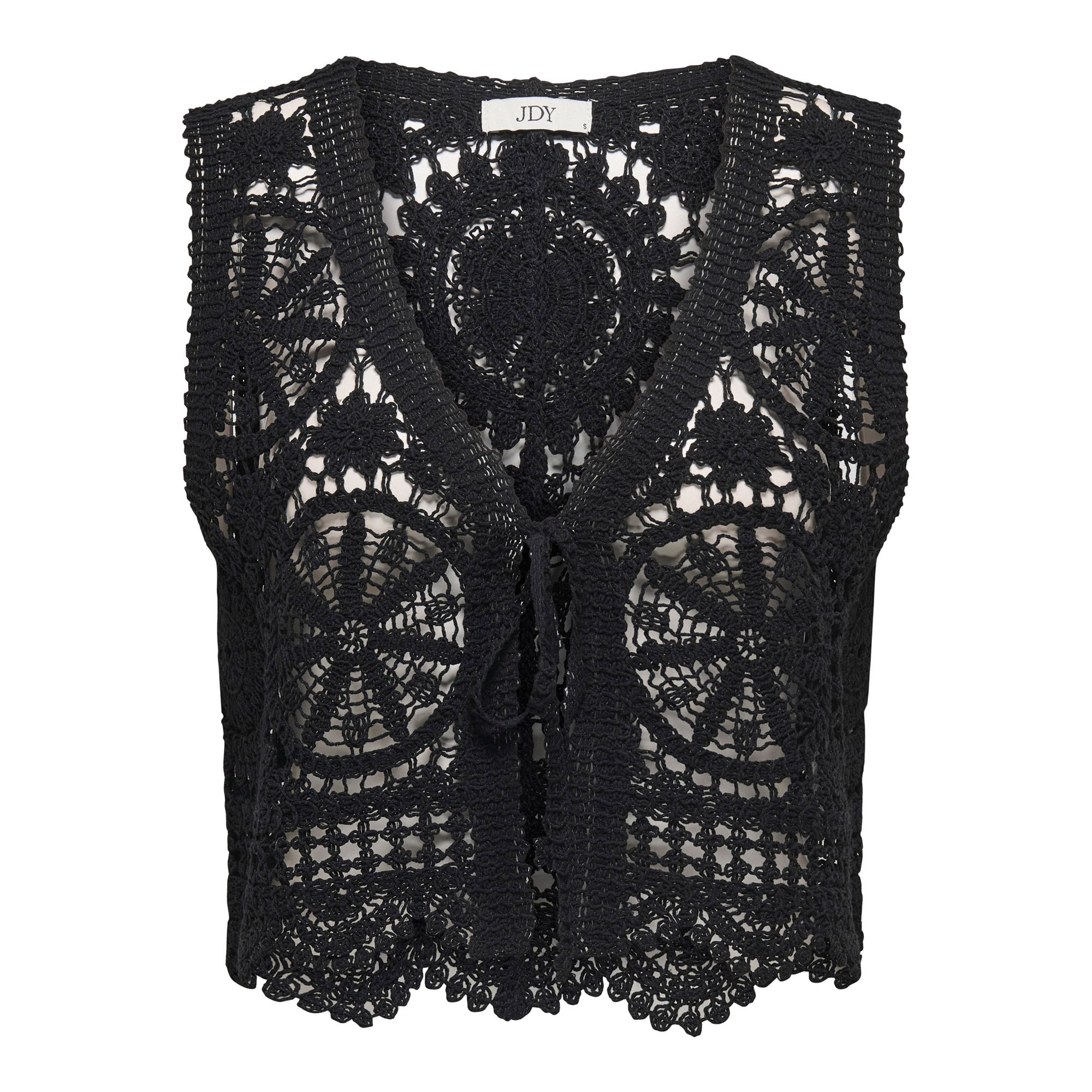JDY Vic V-Neck Tie Knit Vest Dames