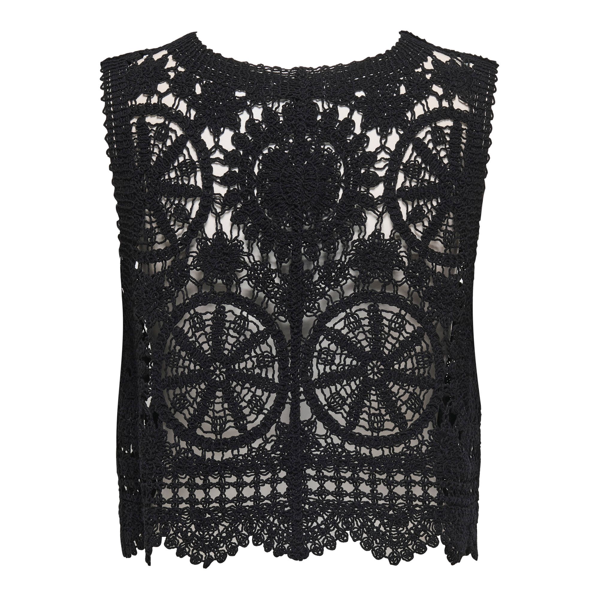 JDY Vic V-Neck Tie Knit Vest Dames