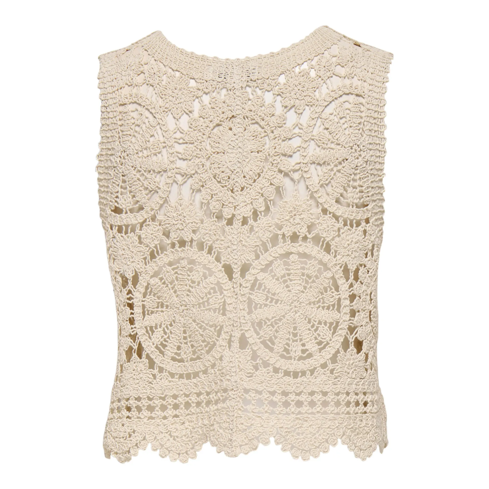 JDY Vic V-Neck Tie Knit Vest Dames