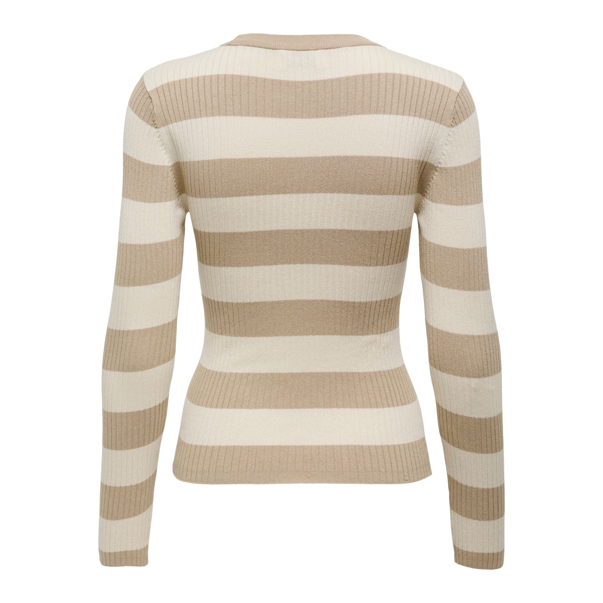JDY Plum Stripe Knit Sweater Dames