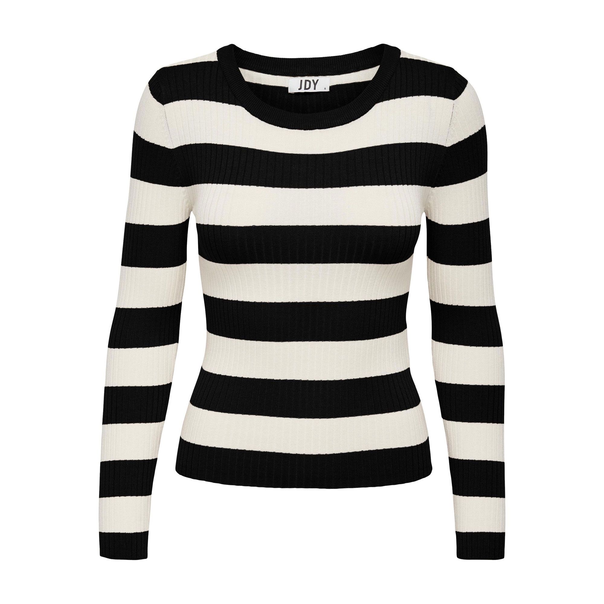 JDY Plum Stripe Knit Sweater Dames