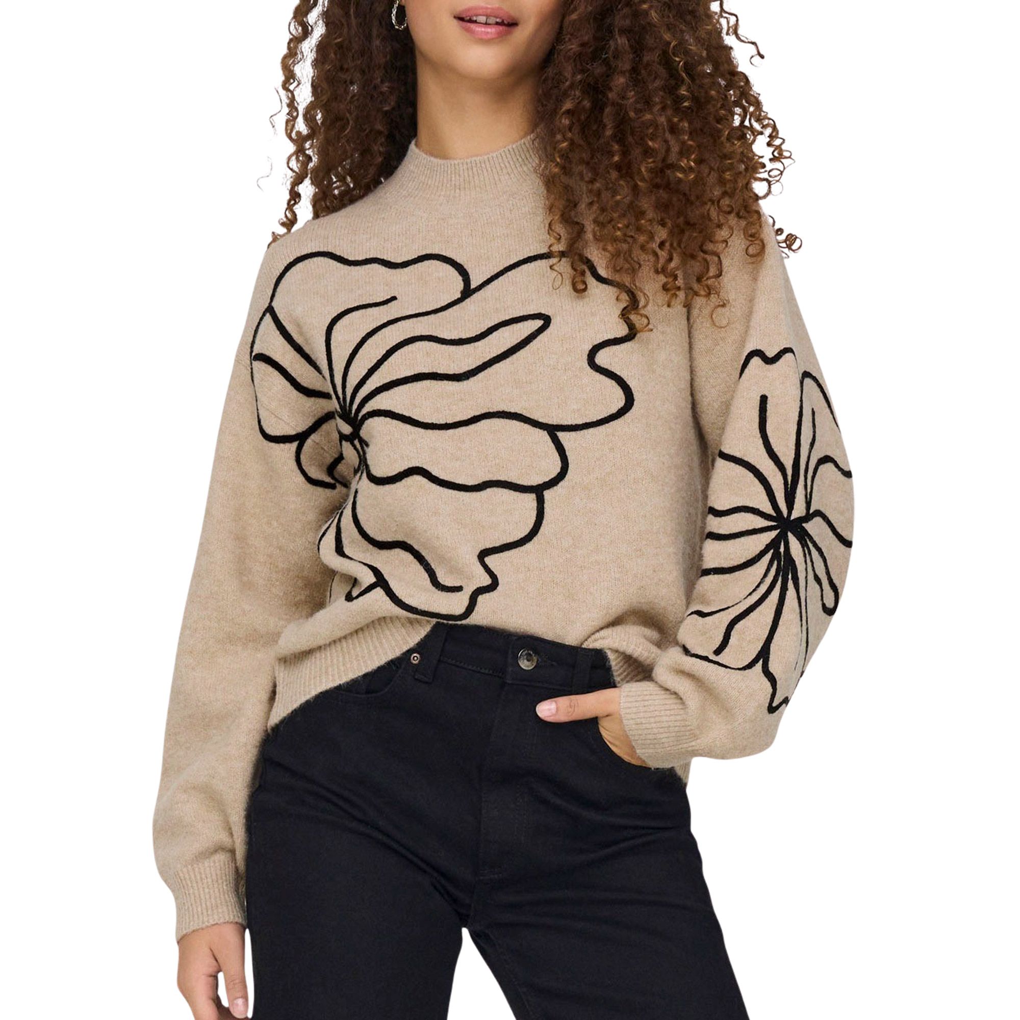 Pull JDY Jella Flower Knit Femmes