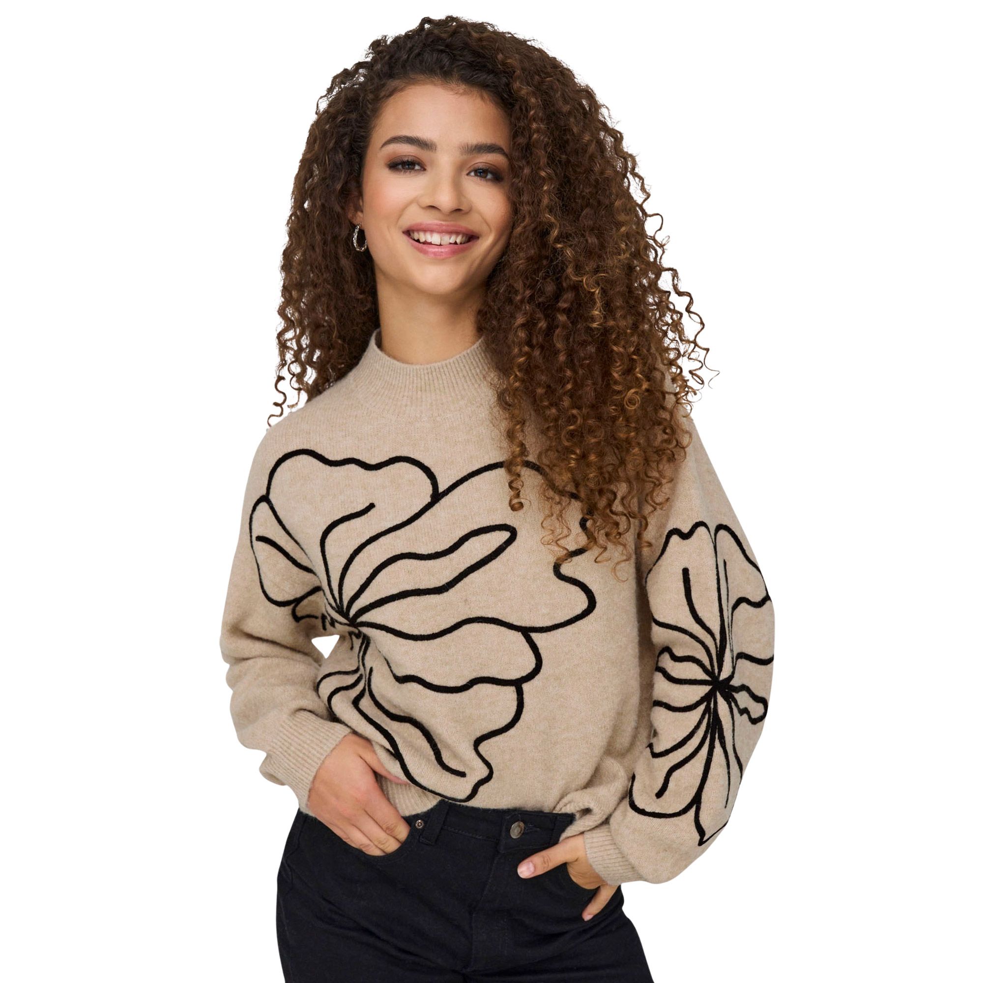 Pull JDY Jella Flower Knit Femmes
