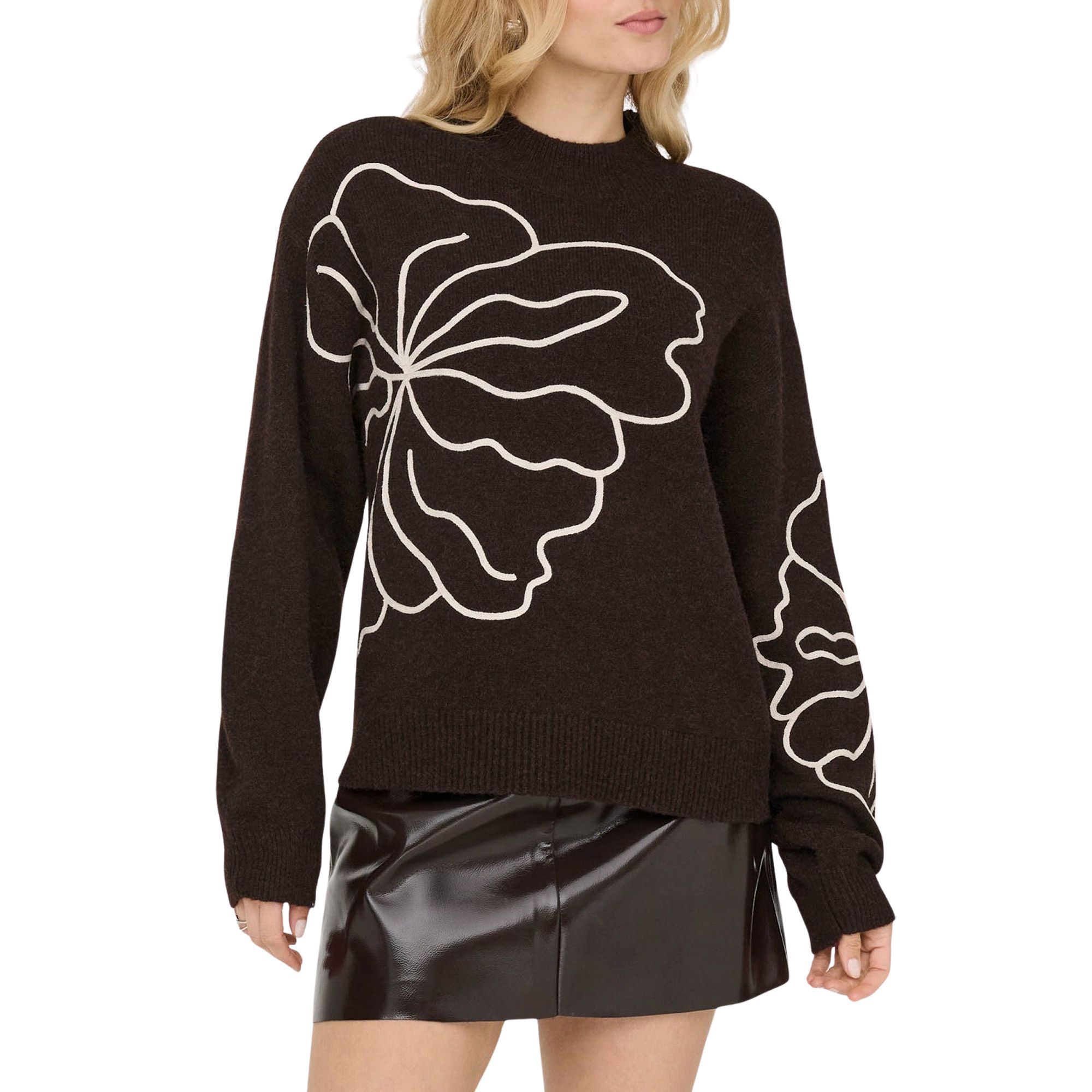 Pull JDY Jella Flower Knit Femmes