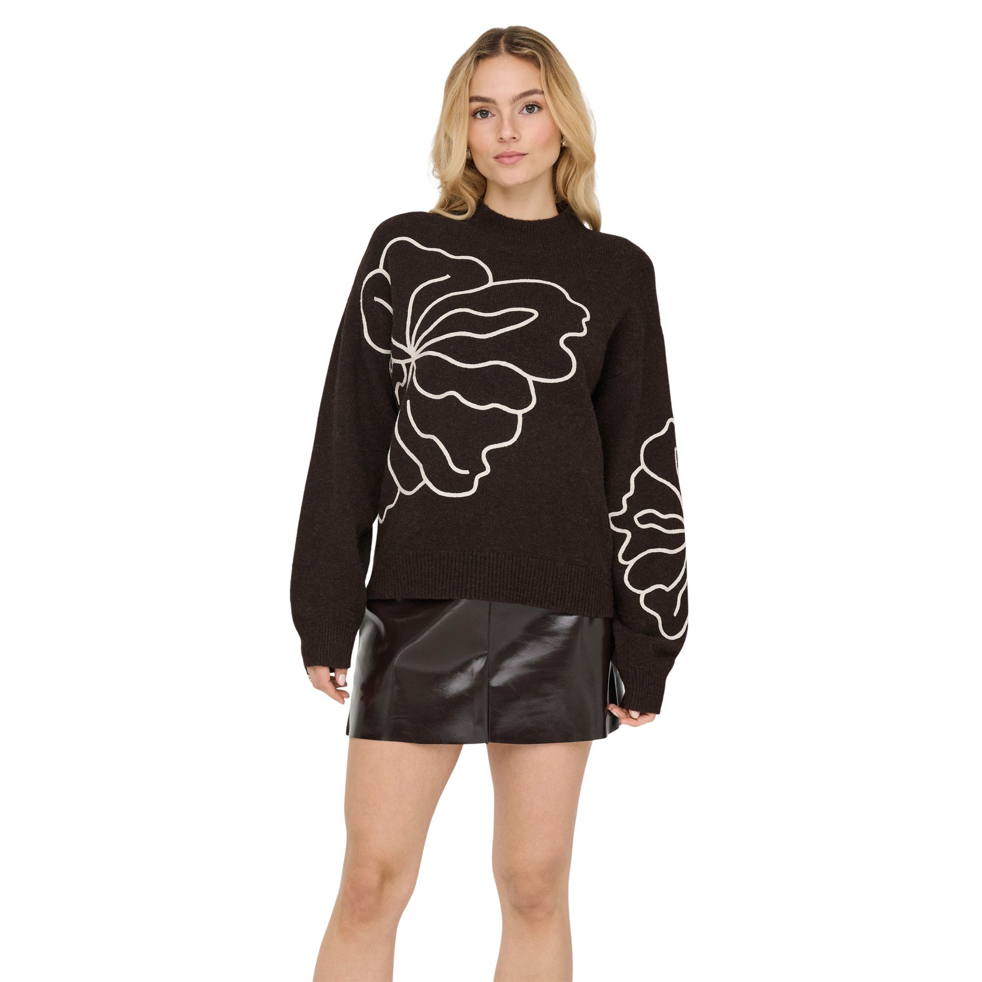Pull JDY Jella Flower Knit Femmes