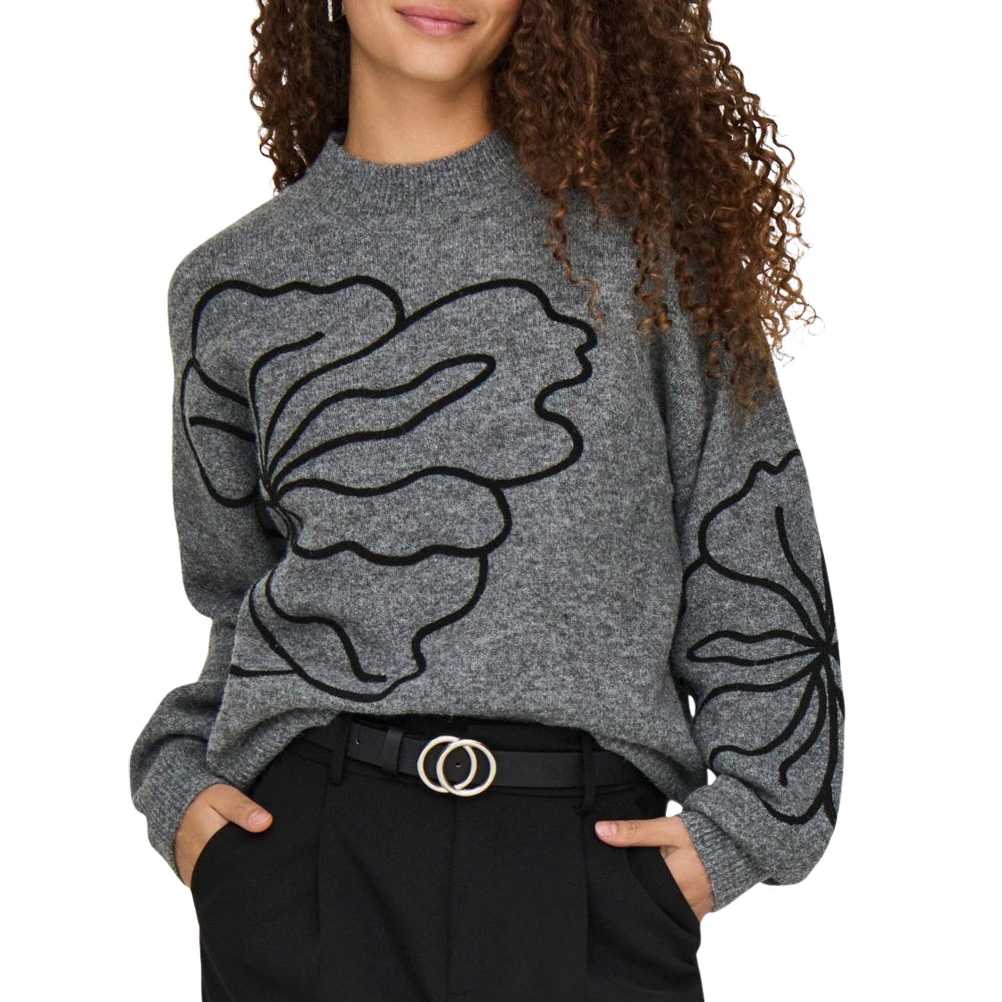 Pull JDY Jella Flower Knit Femmes