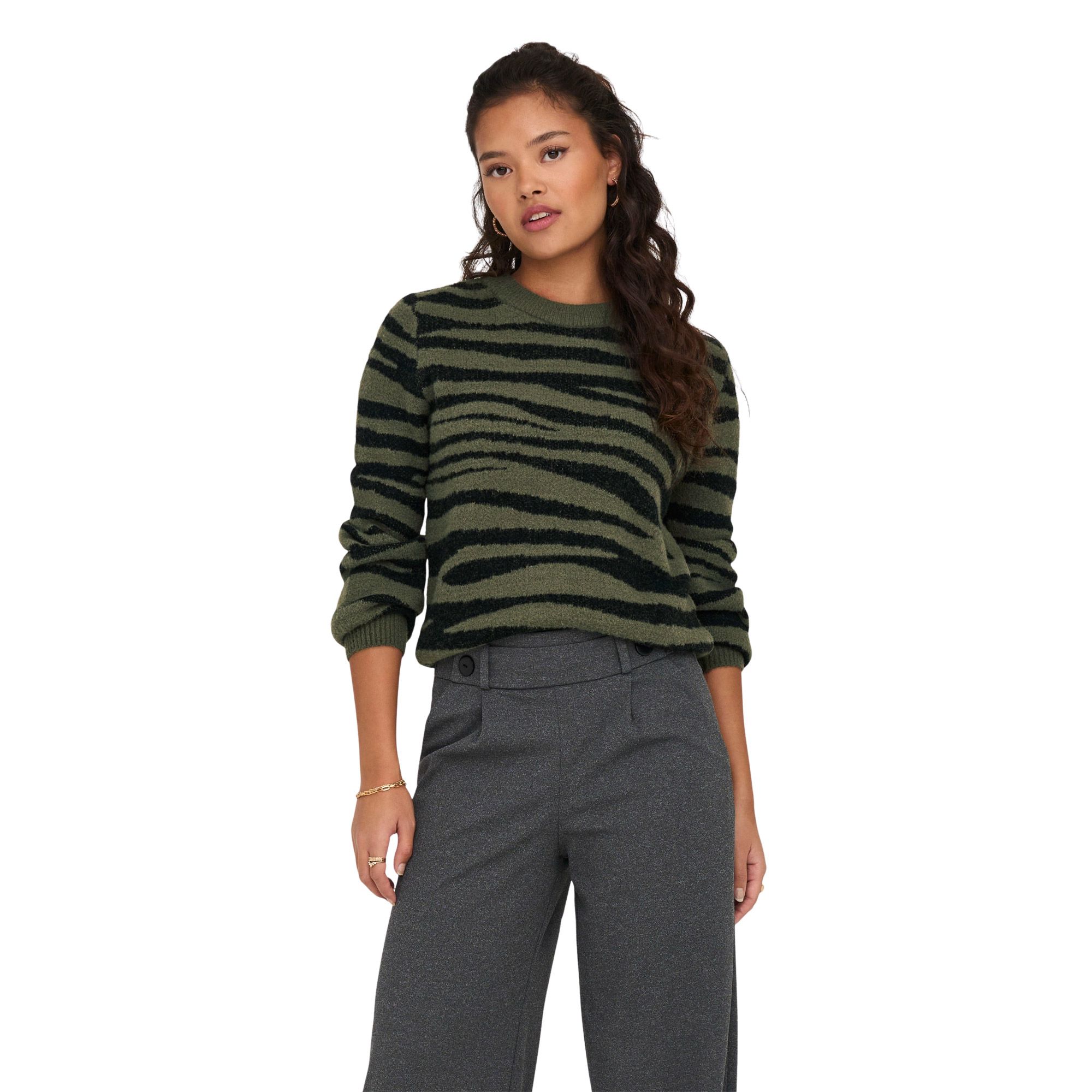 JDY Lorraine Animal Knit Sweater Dames