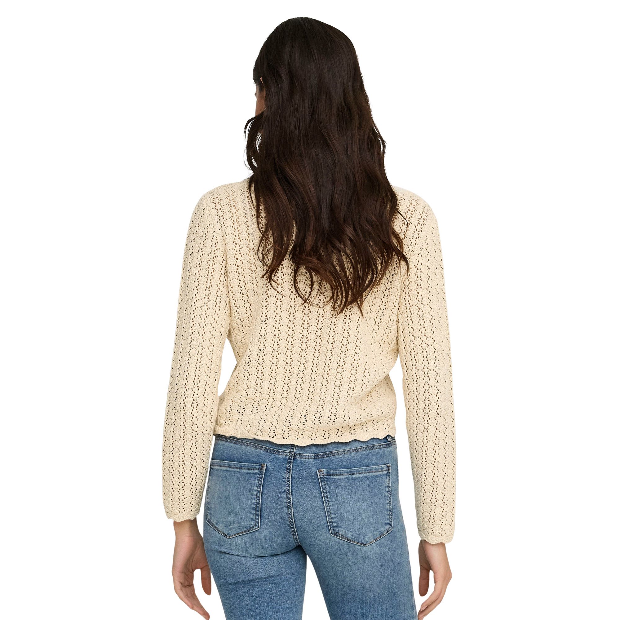 JDY Camil Collar Knit Cardigan Vest Dames