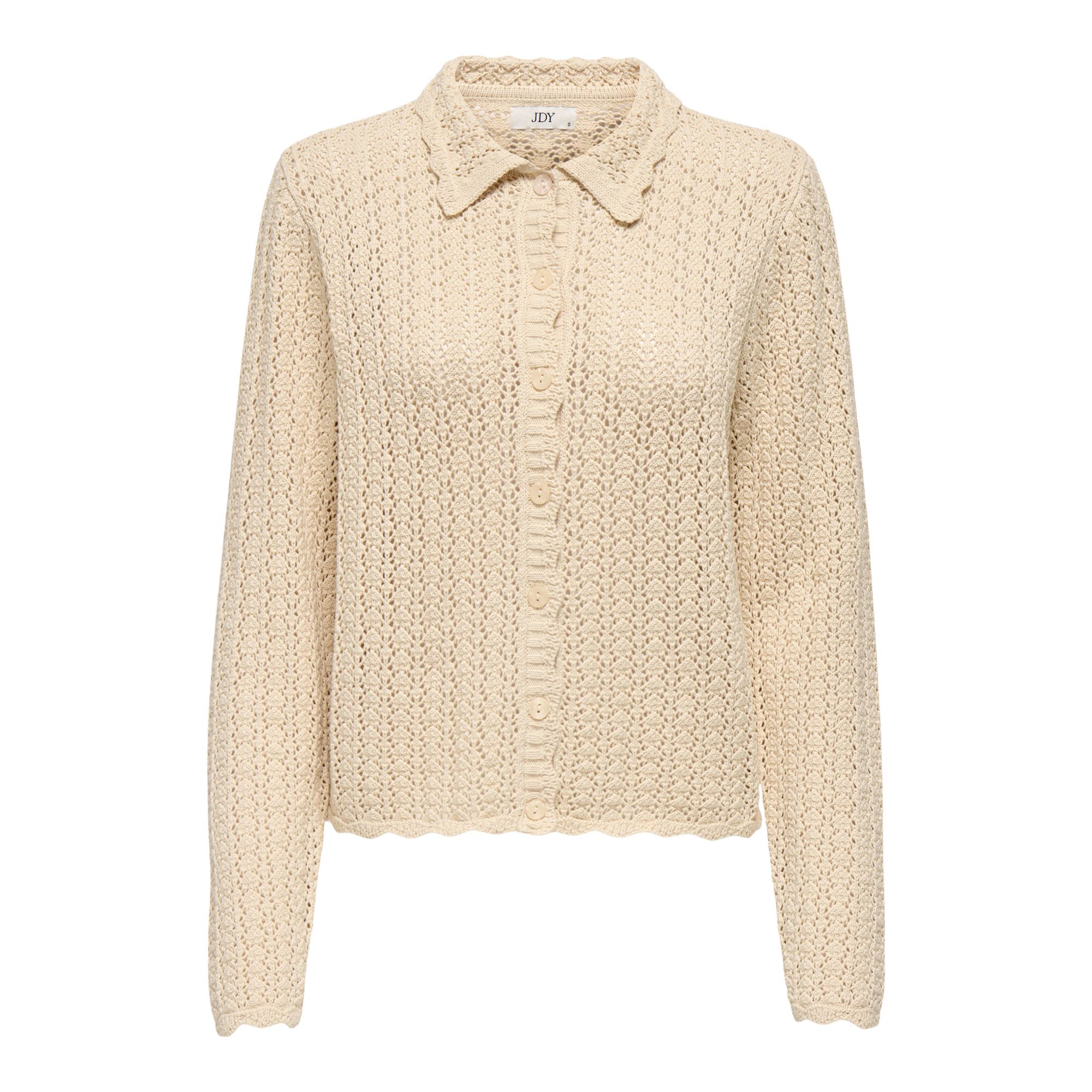 JDY Camil Collar Knit Cardigan Vest Dames