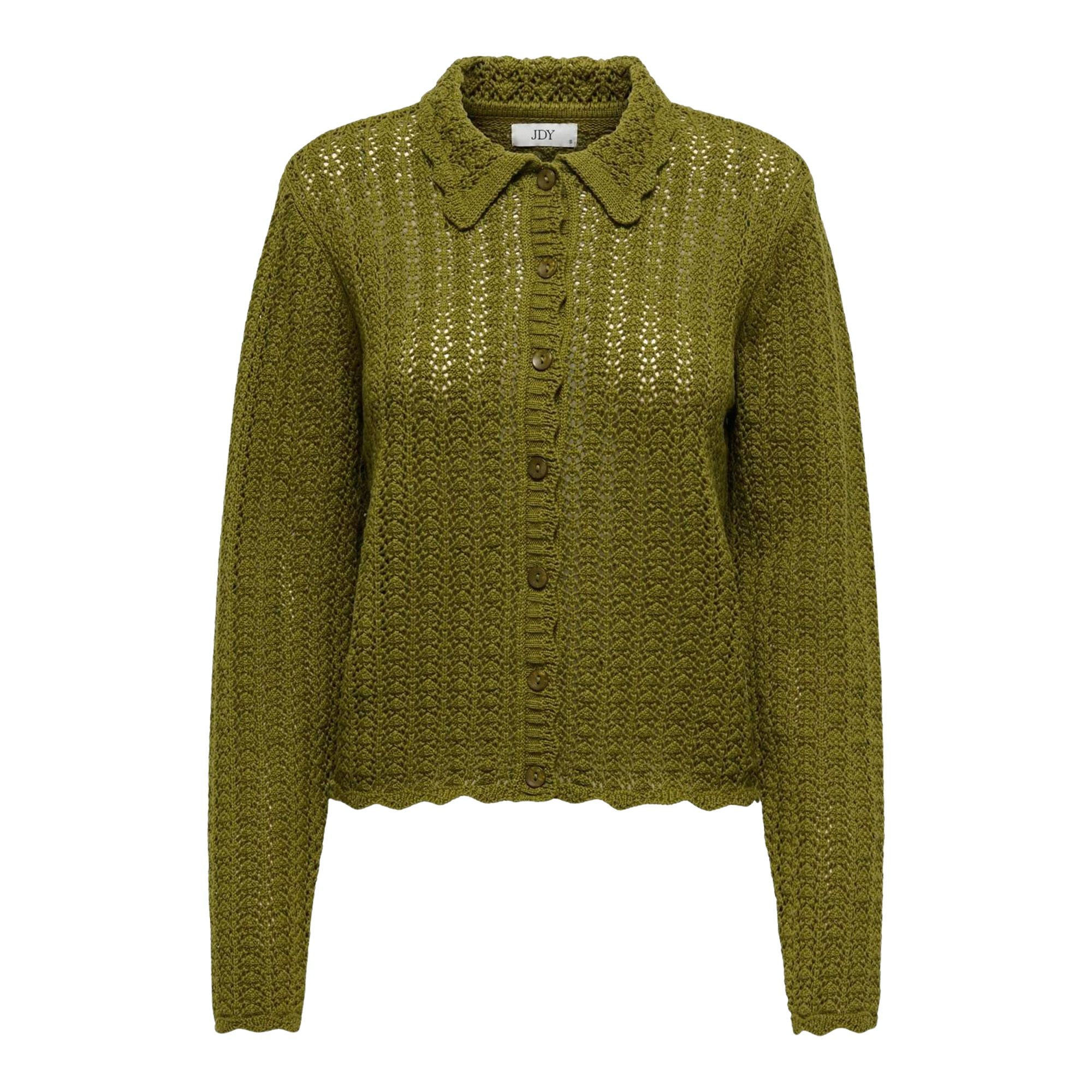 JDY Camil Collar Knit Cardigan Vest Dames