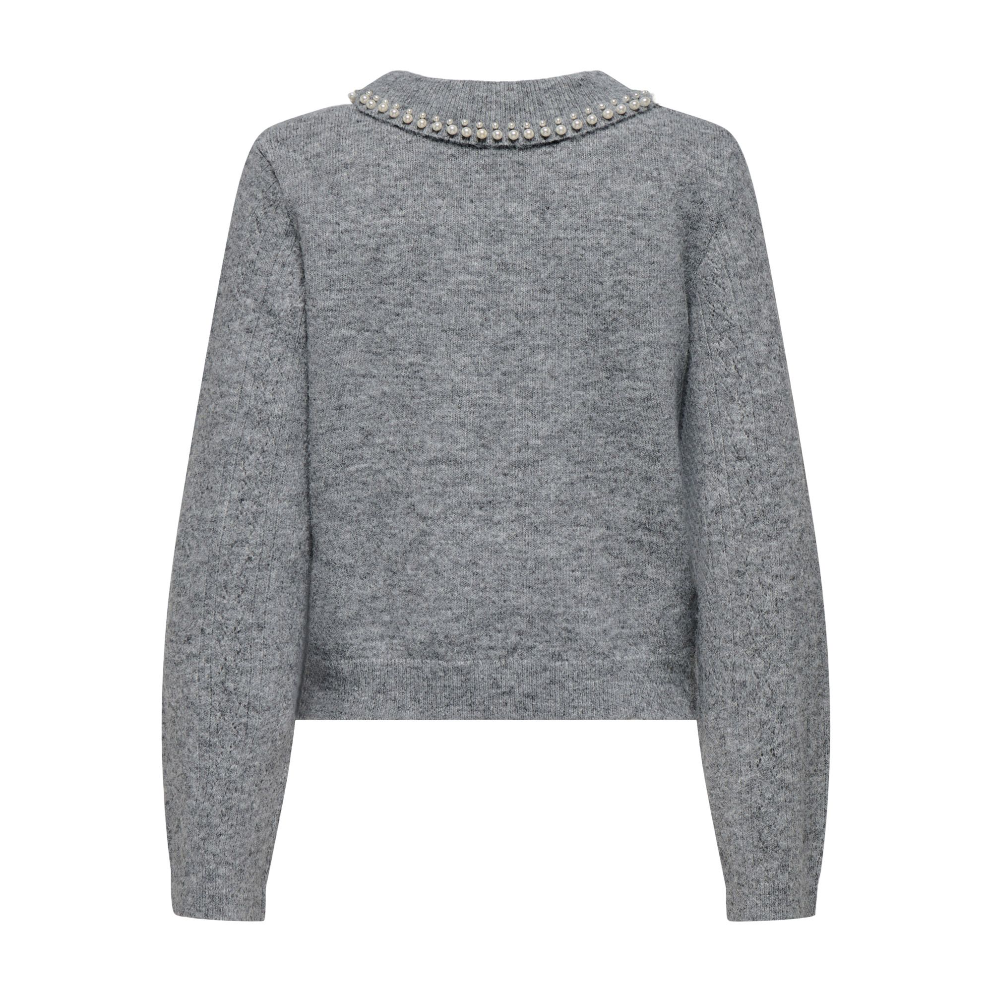 JDY April Life Pearl Collar Sweater Dames