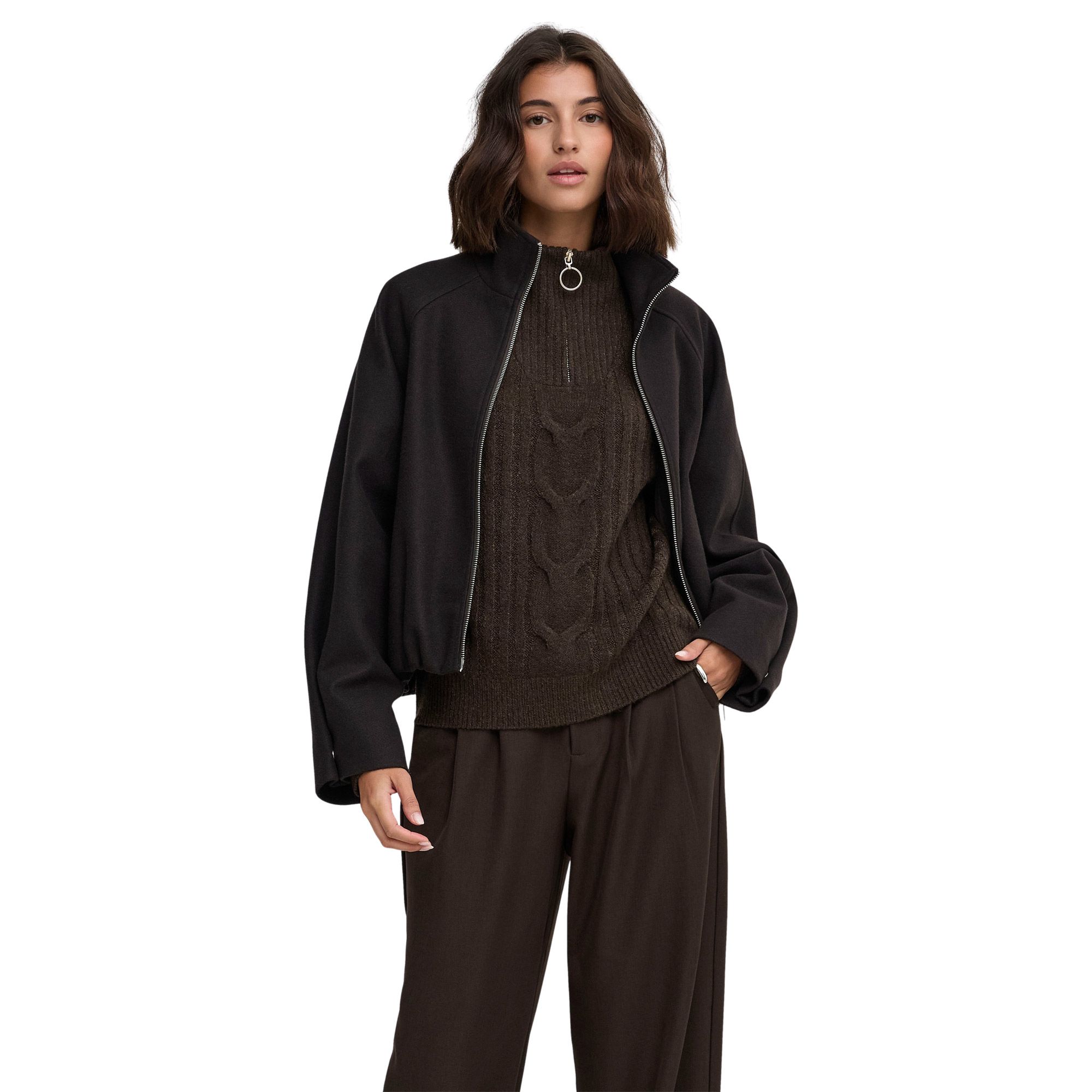 Pull JDY Andrea Zip Cable Femmes