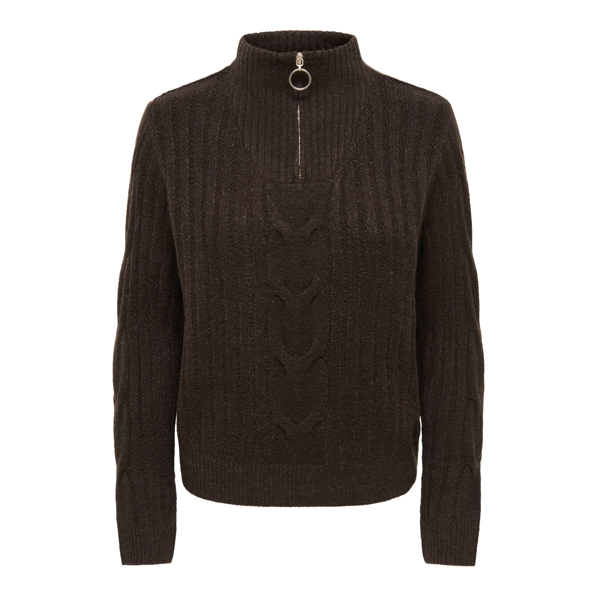 Pull JDY Andrea Zip Cable Femmes