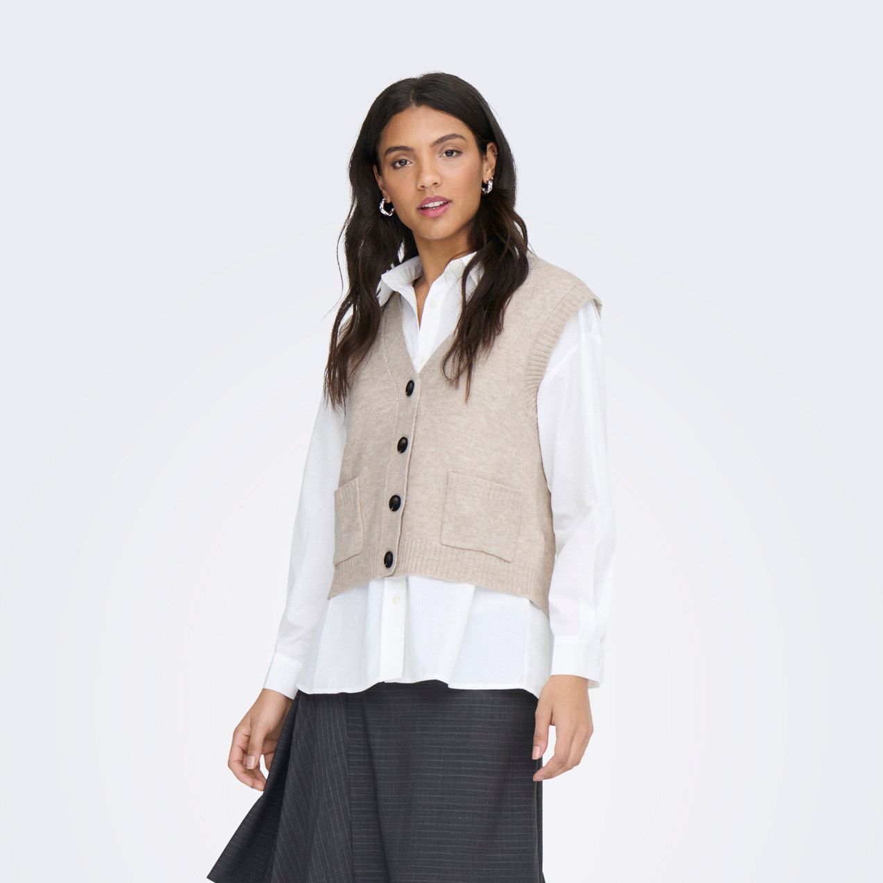 JDY Super Life V-neck Vest Dames