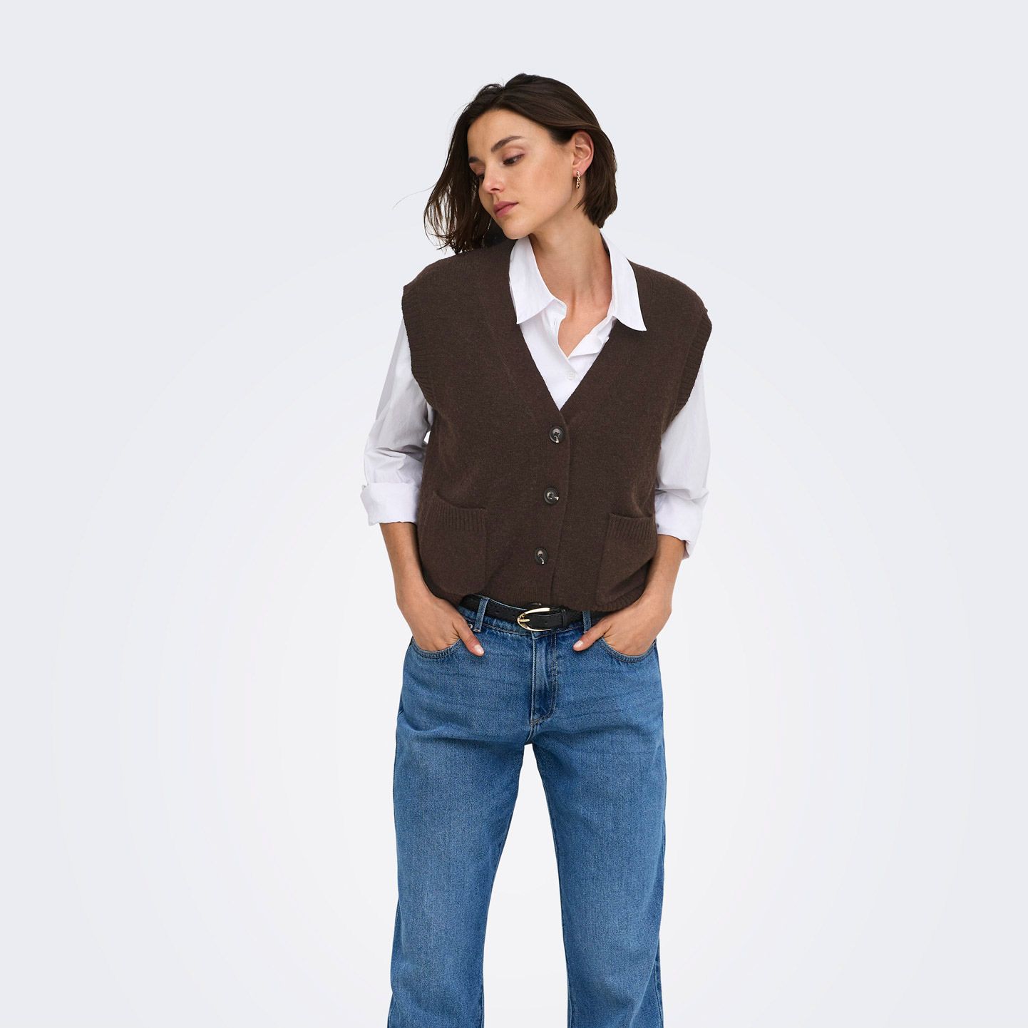 JDY Super Life V-neck Vest Dames