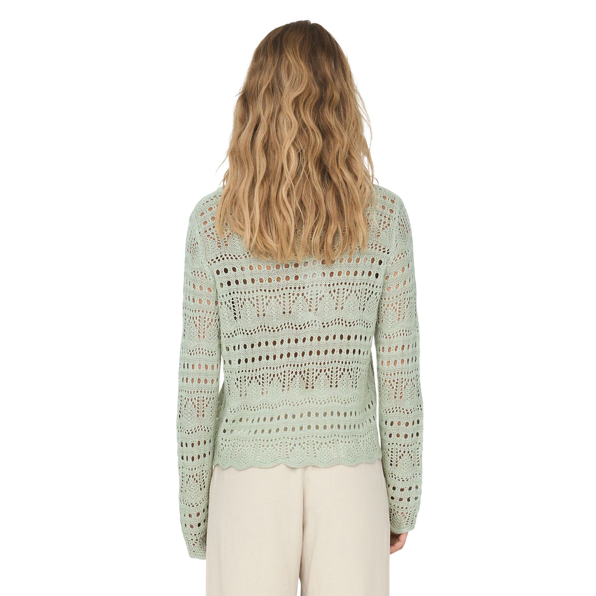 JDY Sun Lay Boatneck Knit Pullover Damen