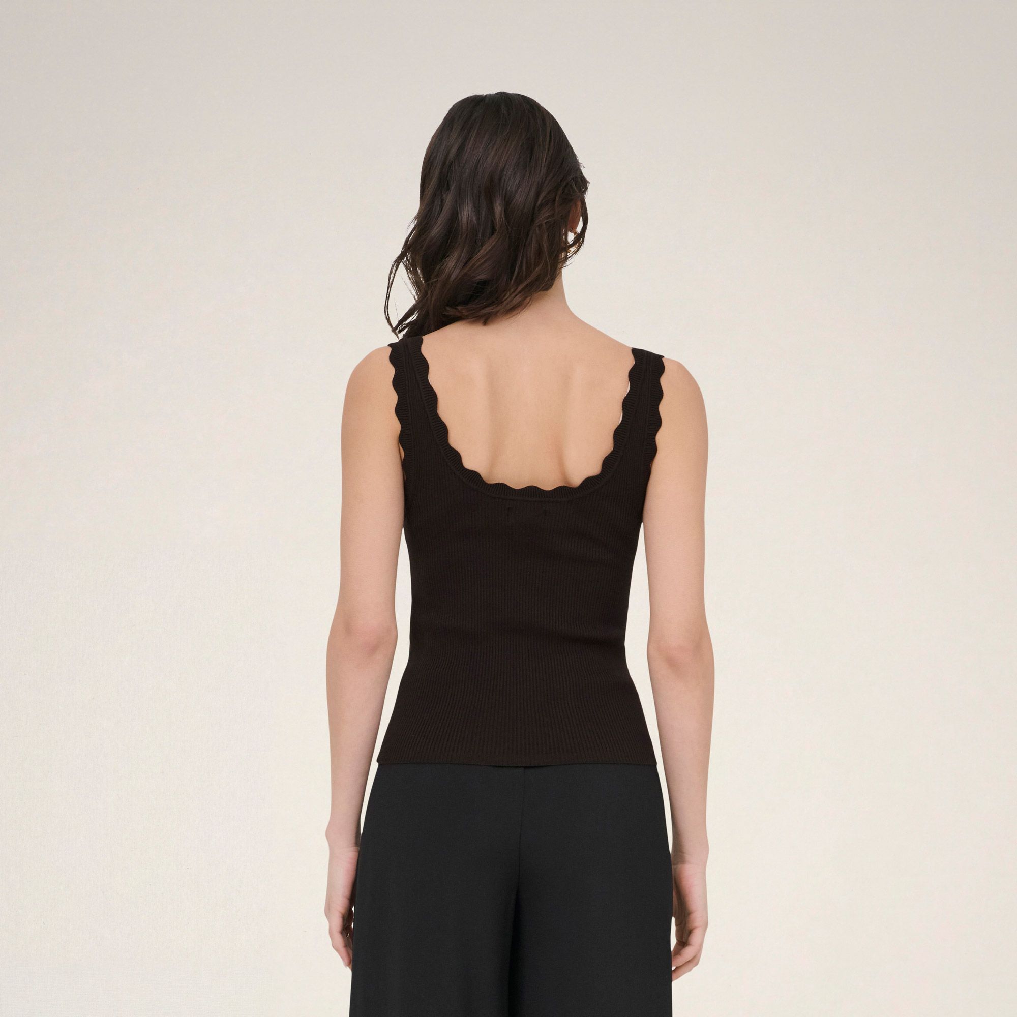 JDY Nanna Scallop Edge Top Dames 