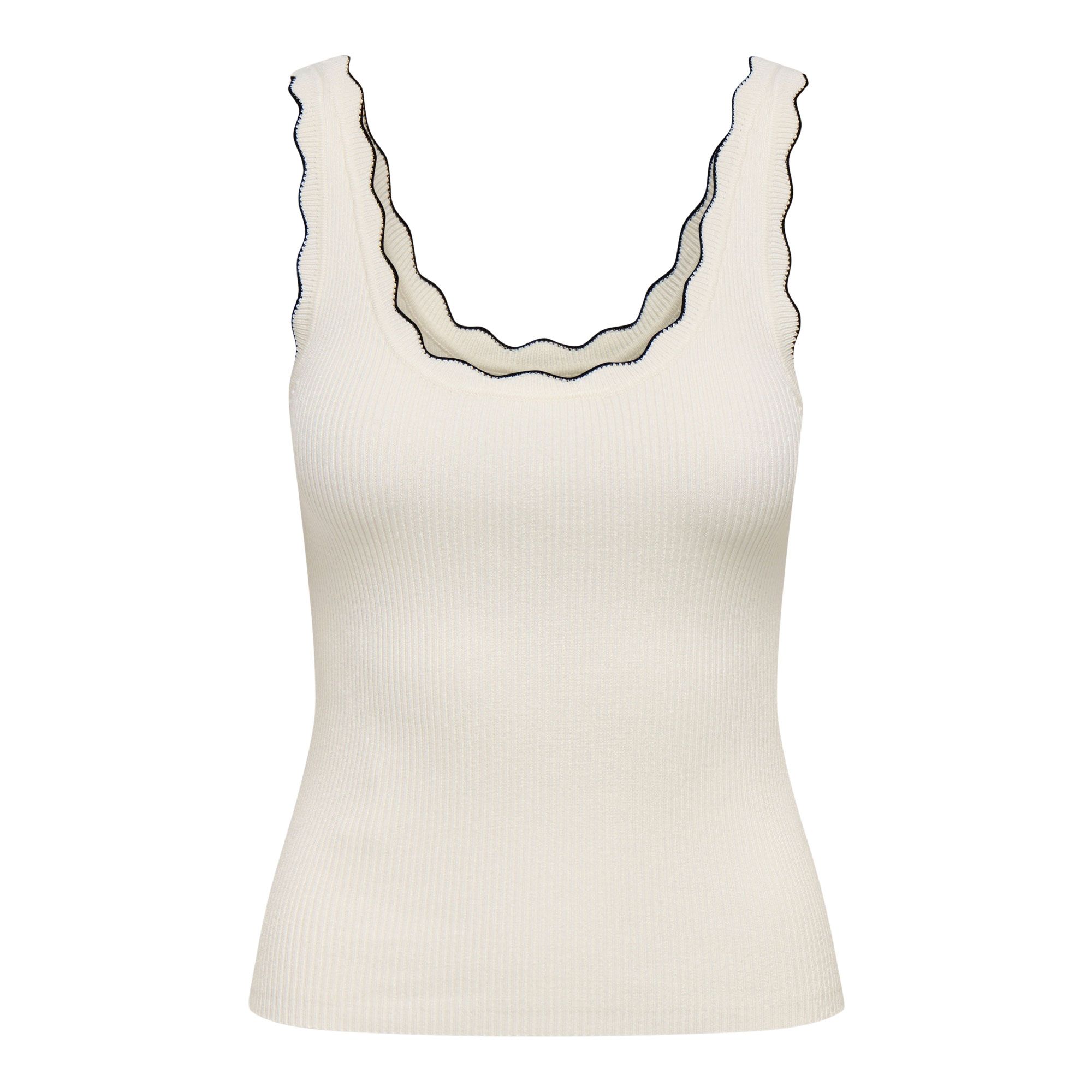 JDY Nanna Scallop Edge Top Dames 