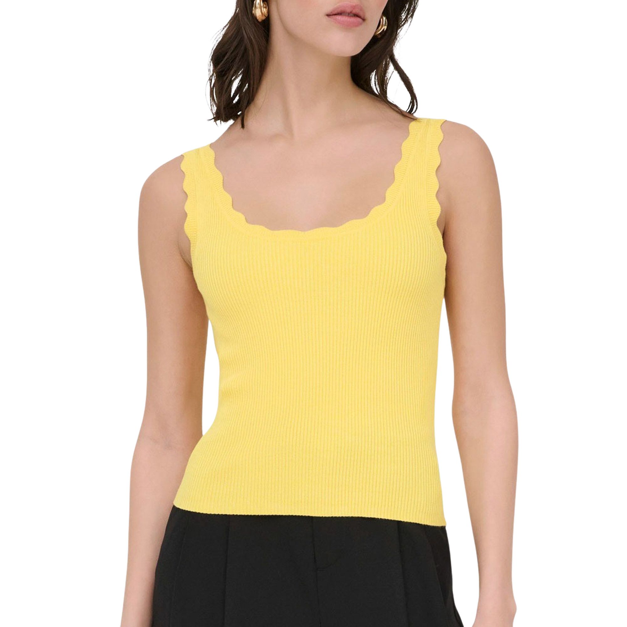 JDY Nanna Scallop Edge Top Dames 