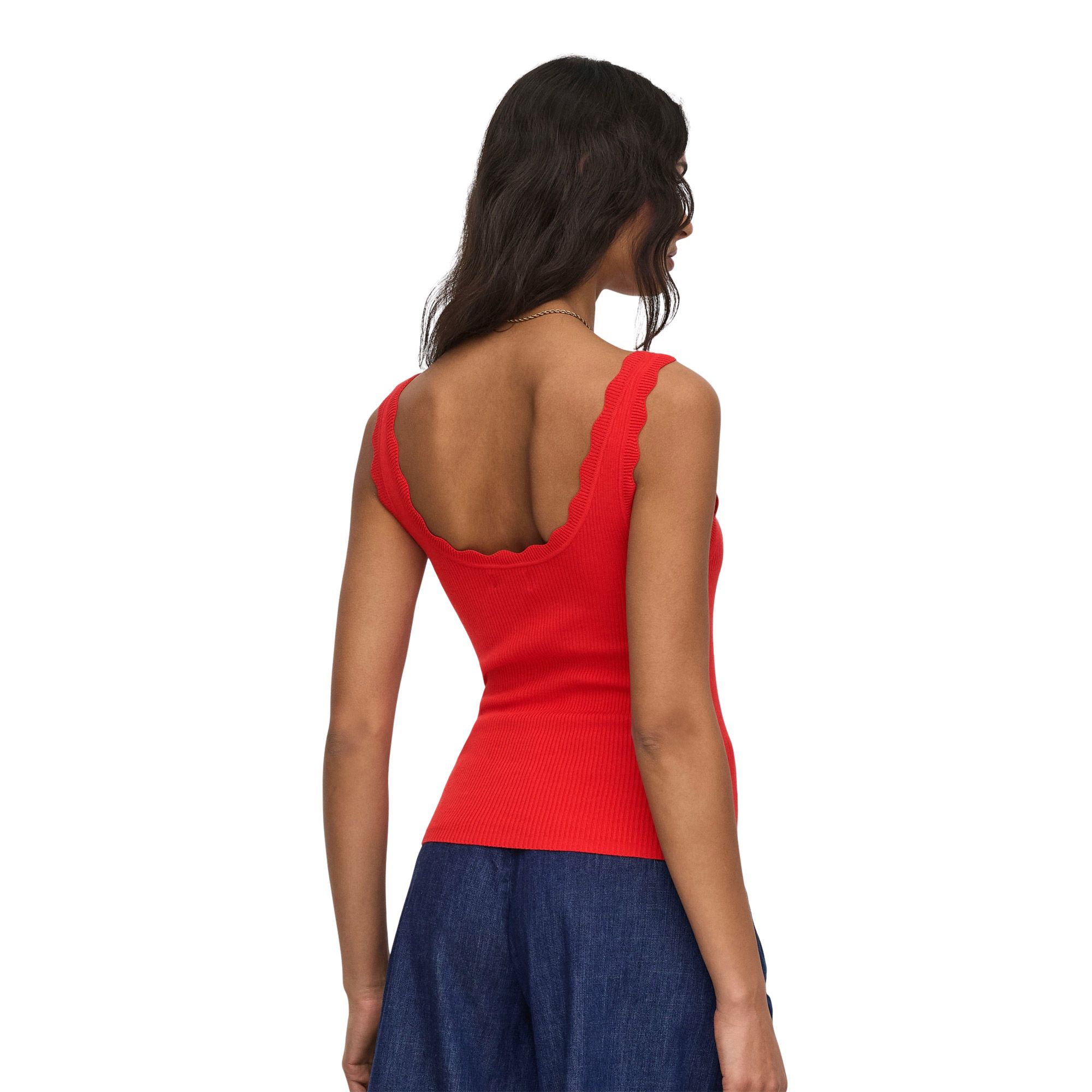 JDY Nanna Scallop Edge Top Dames 