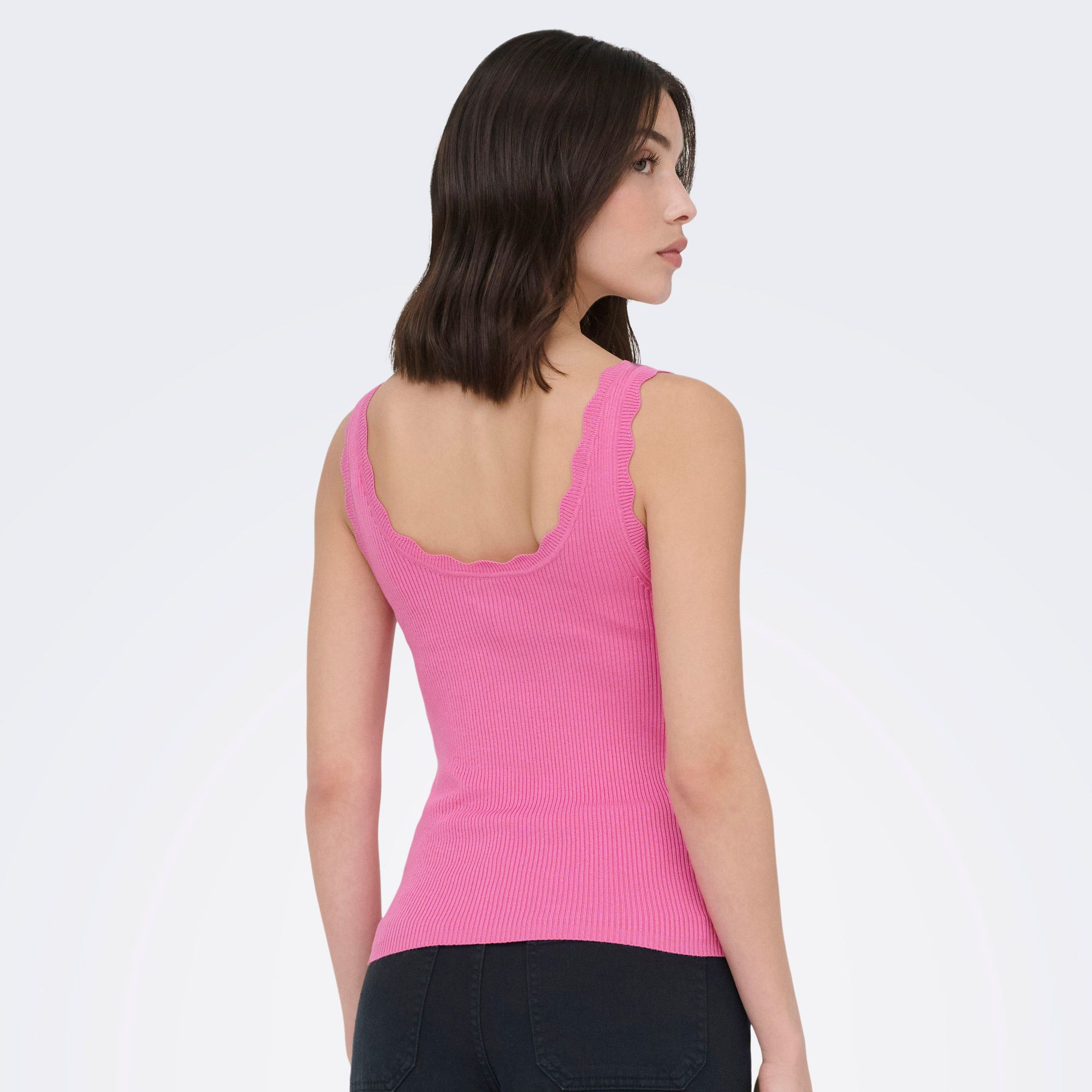 JDY Nanna Scallop Edge Top Dames 
