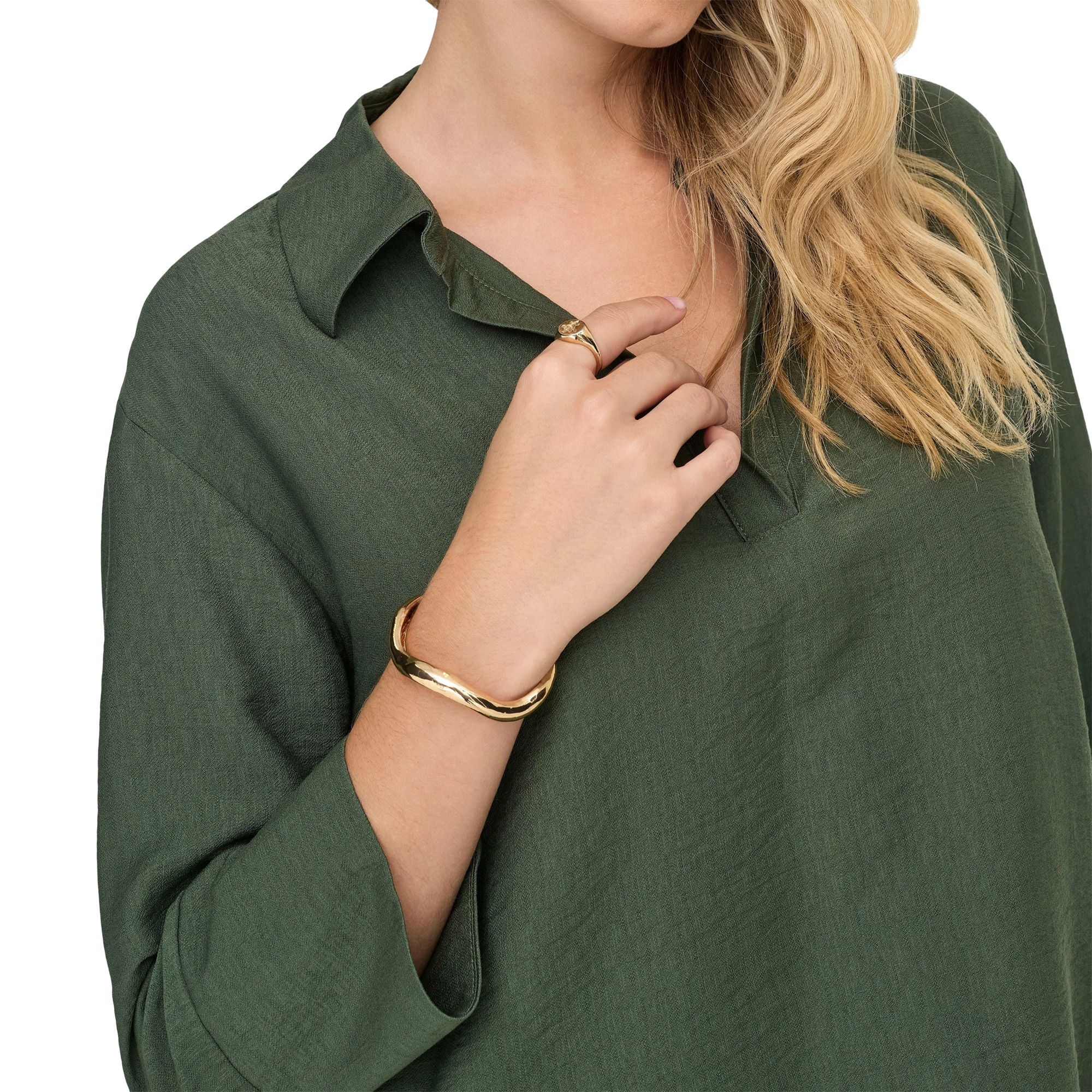JDY Pepper 3/4 Collar Top Dames