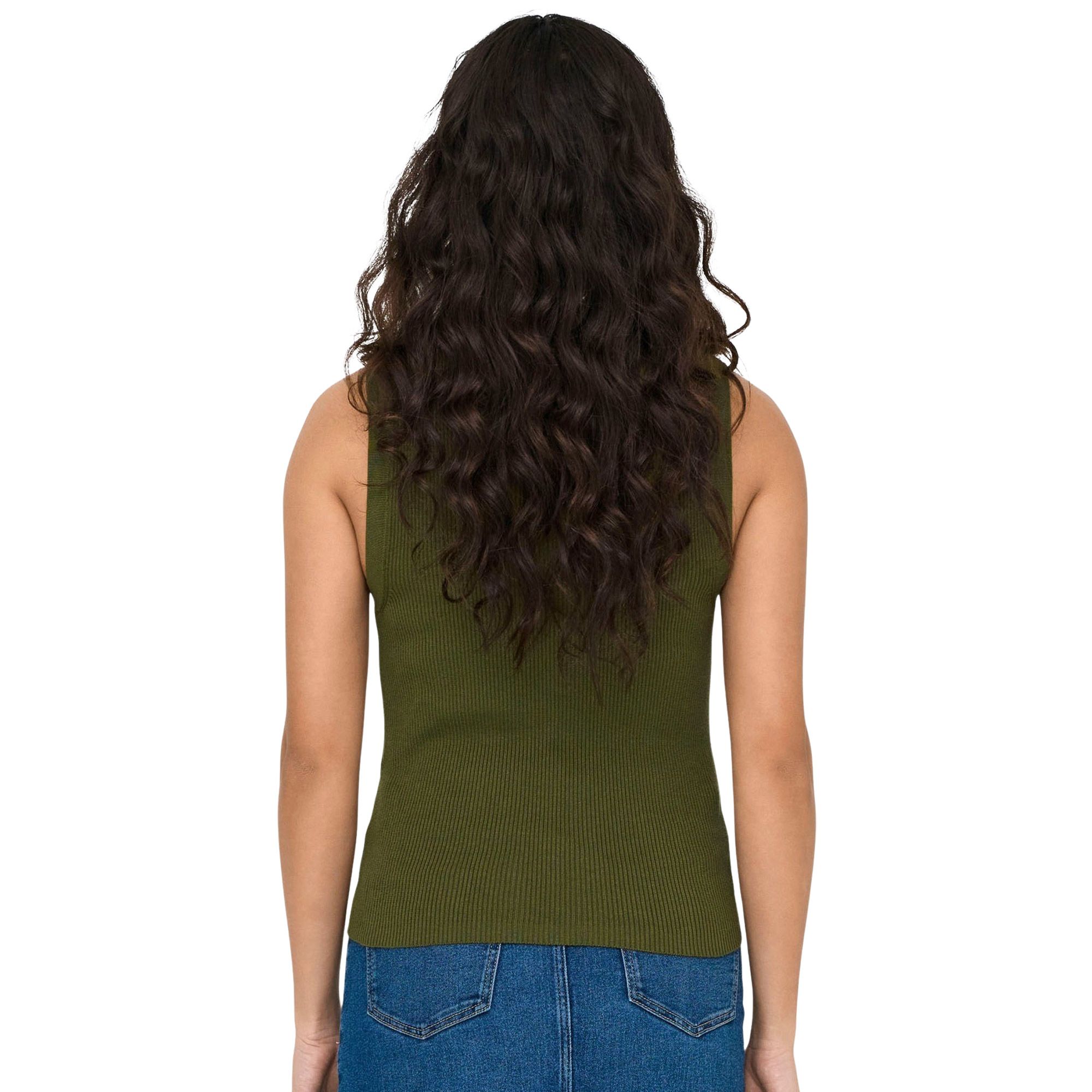 JDY Nanna SL Collar Knit Tanktop Dames