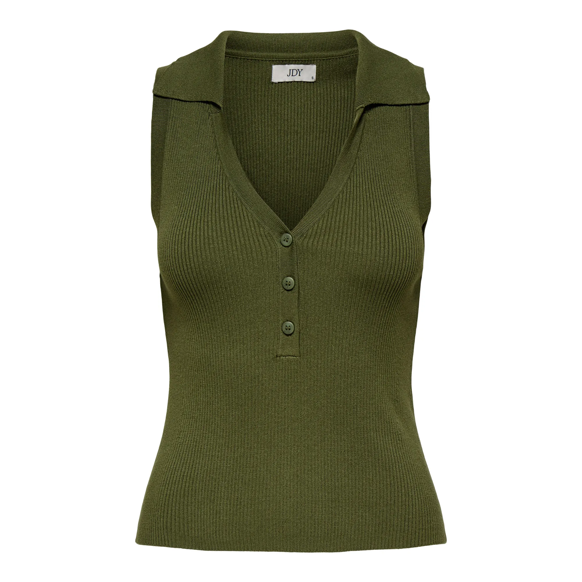 JDY Nanna SL Collar Knit Tanktop Dames