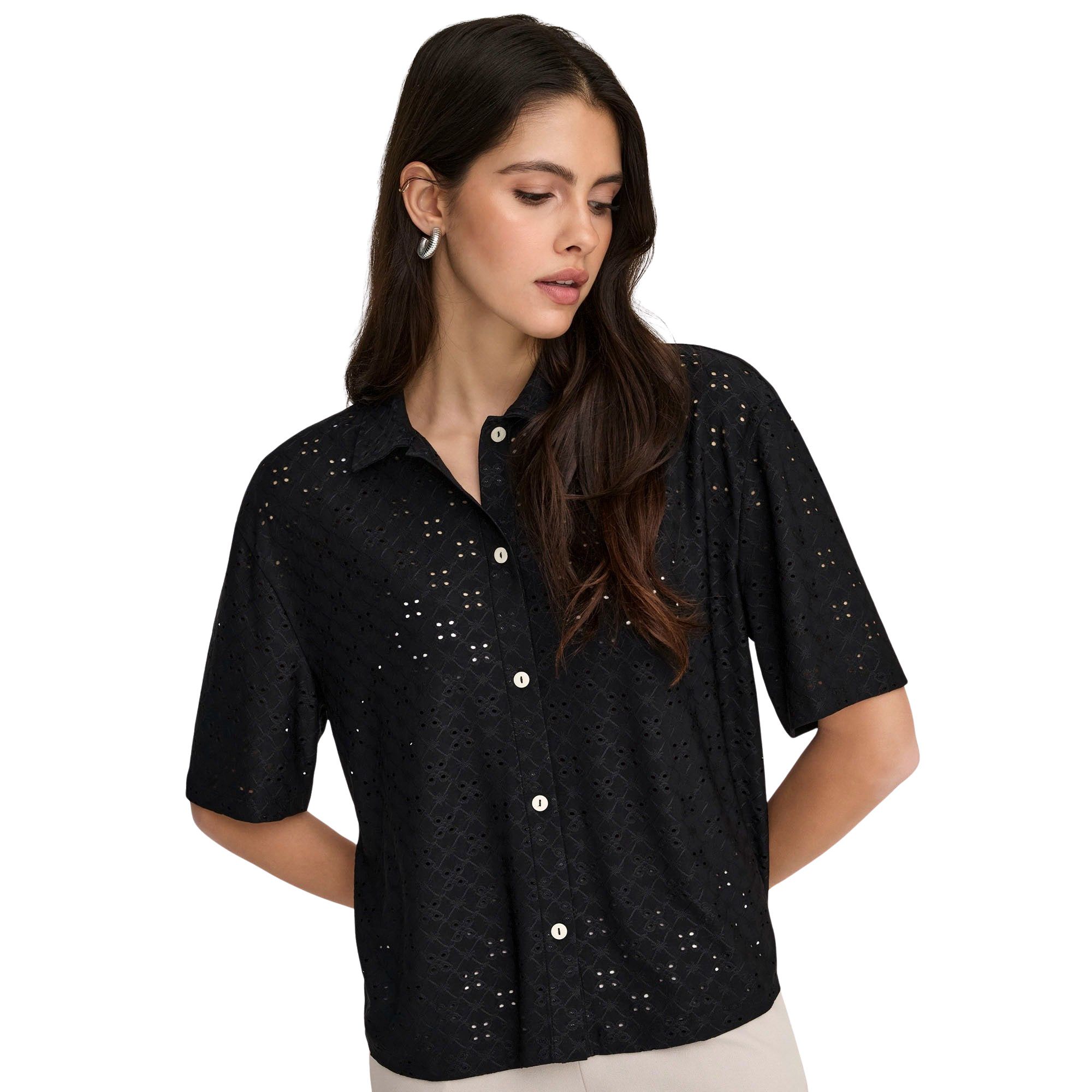 JDY Cathinka Button Top Dames