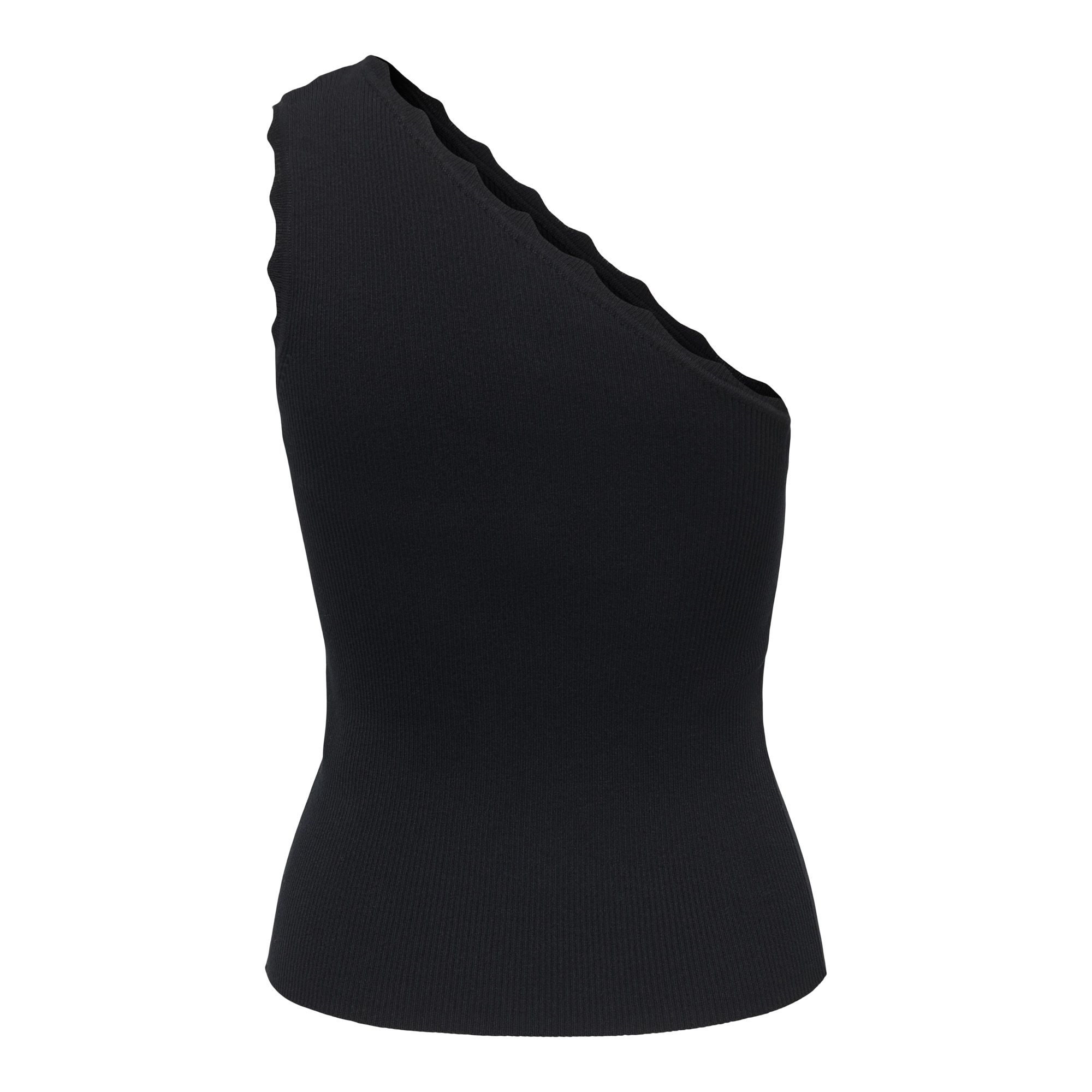 JDY Lou SL Oneshoulder Scallop Top Dames