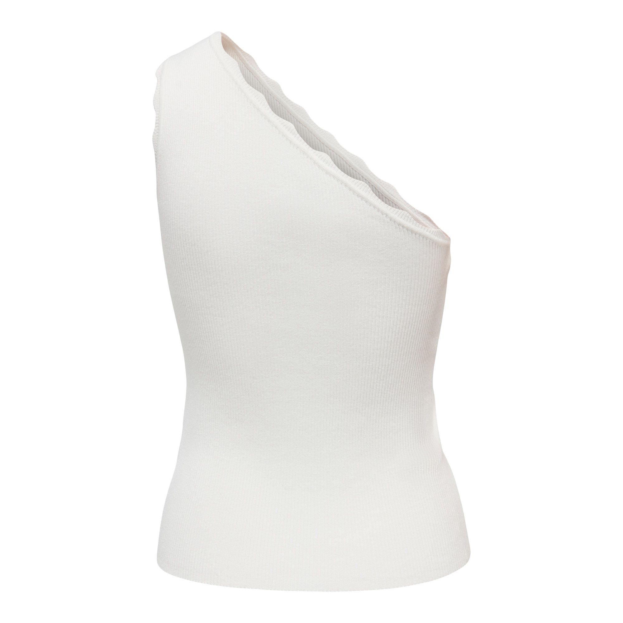 JDY Lou SL Oneshoulder Scallop Top Dames