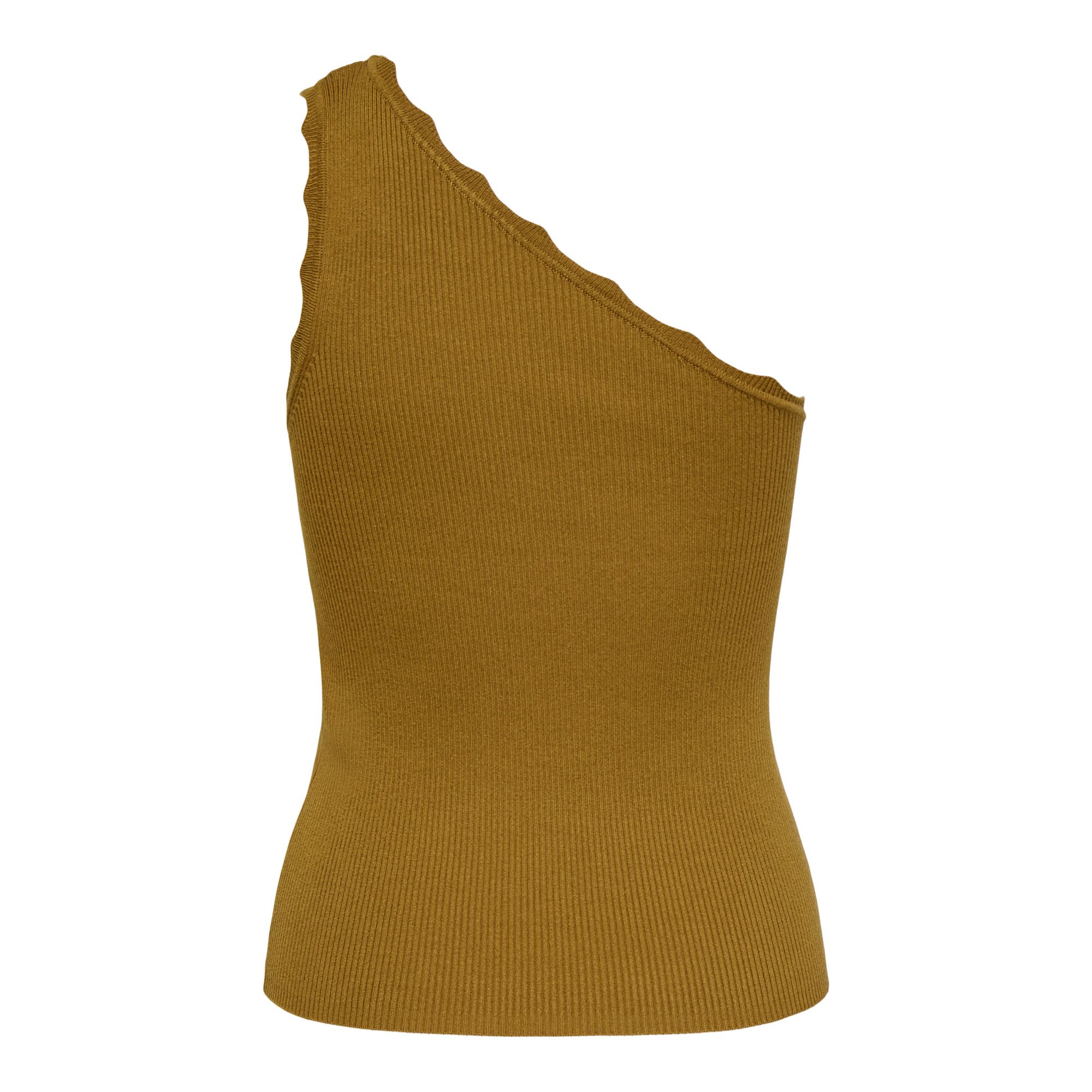 JDY Lou SL Oneshoulder Scallop Top Dames