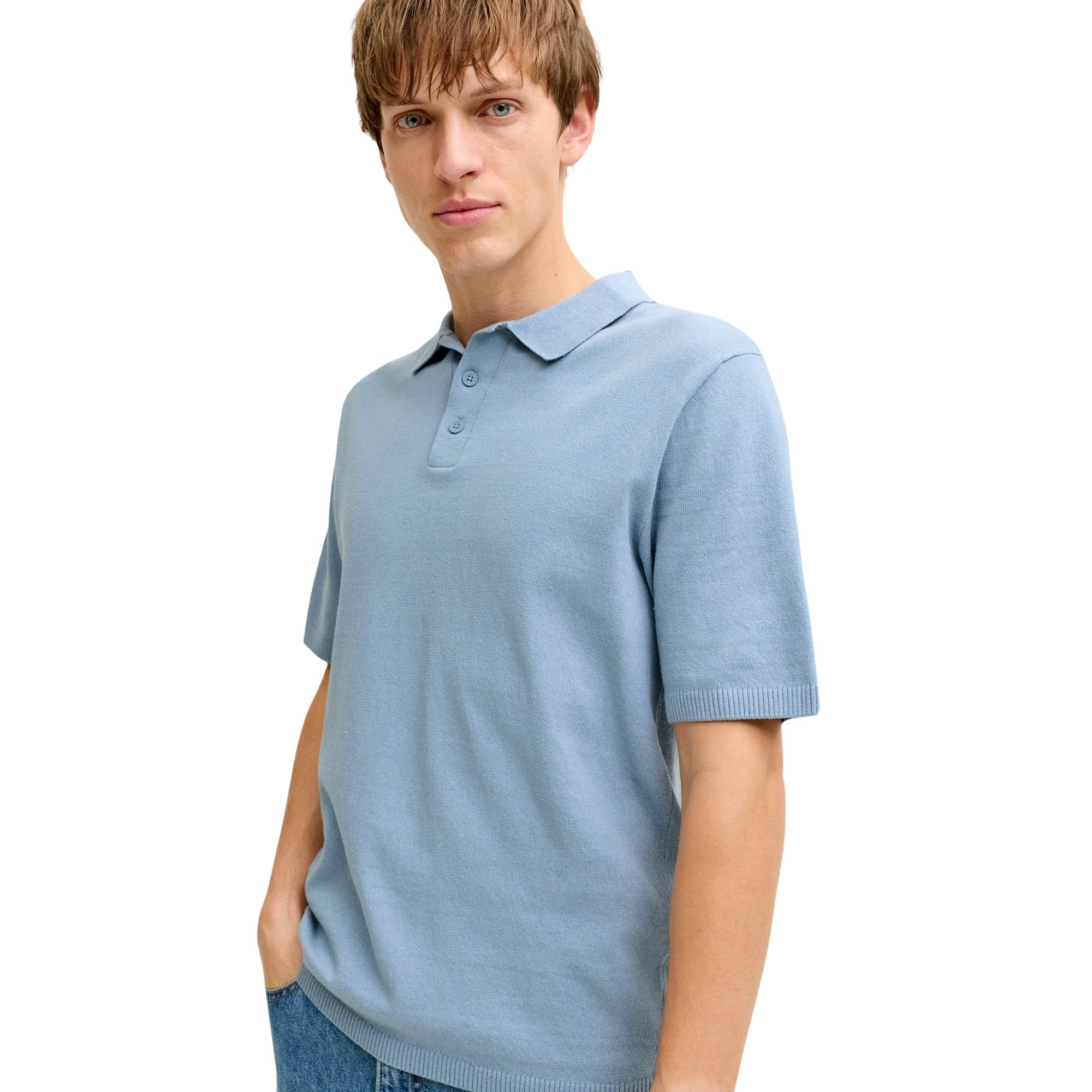 JJ Rebel Callum Knit Polo Heren