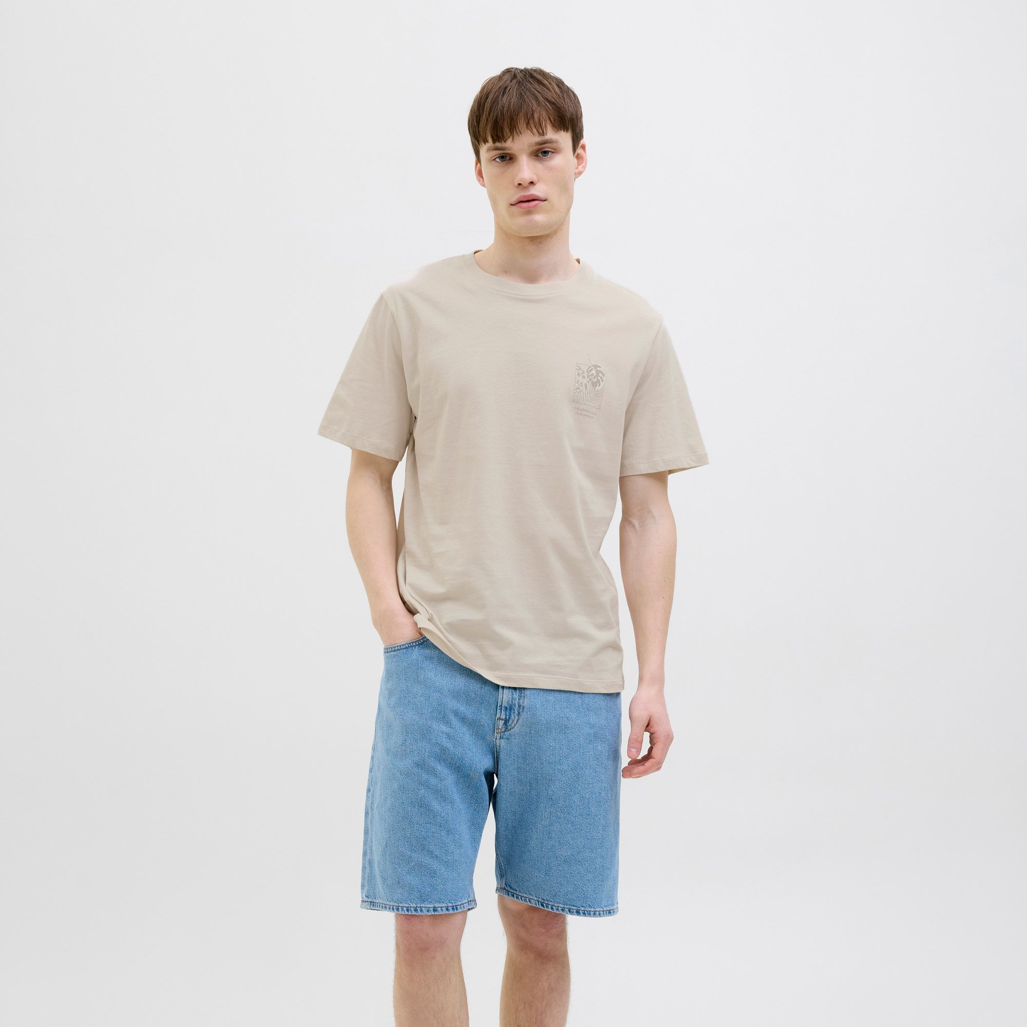 JJ Rebel Bloom Crew Shirt Heren