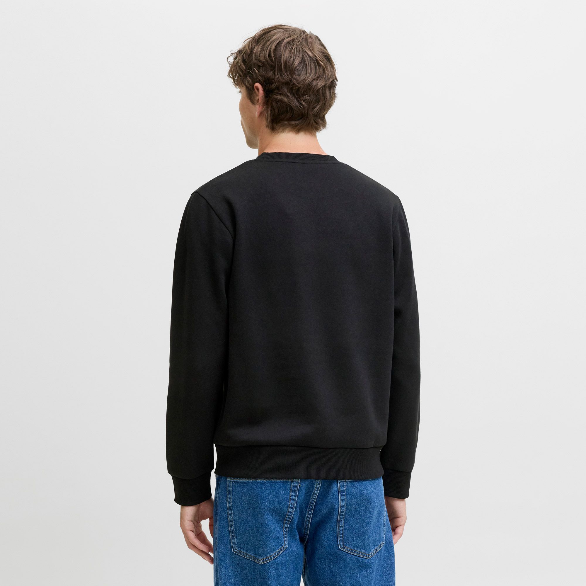 JJ Rebel Gray Crew Neck Sweater Heren