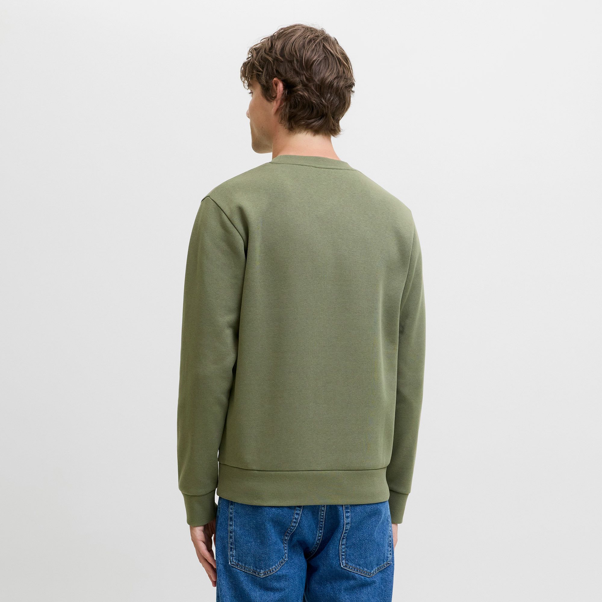 JJ Rebel Gray Crew Neck Sweater Heren
