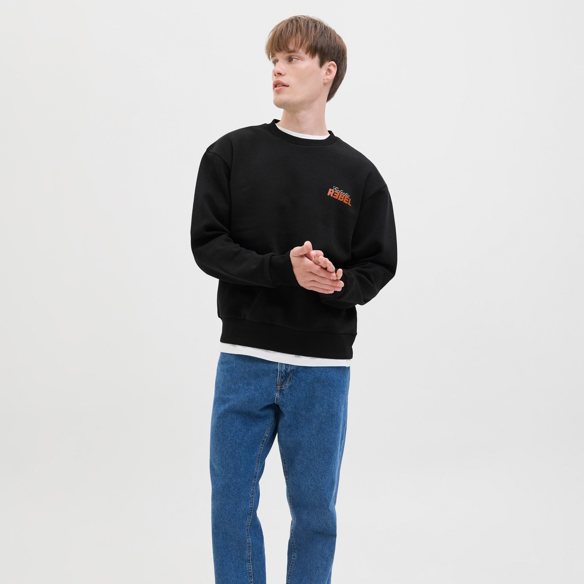 JJ Rebel Crew Neck Sweater Heren