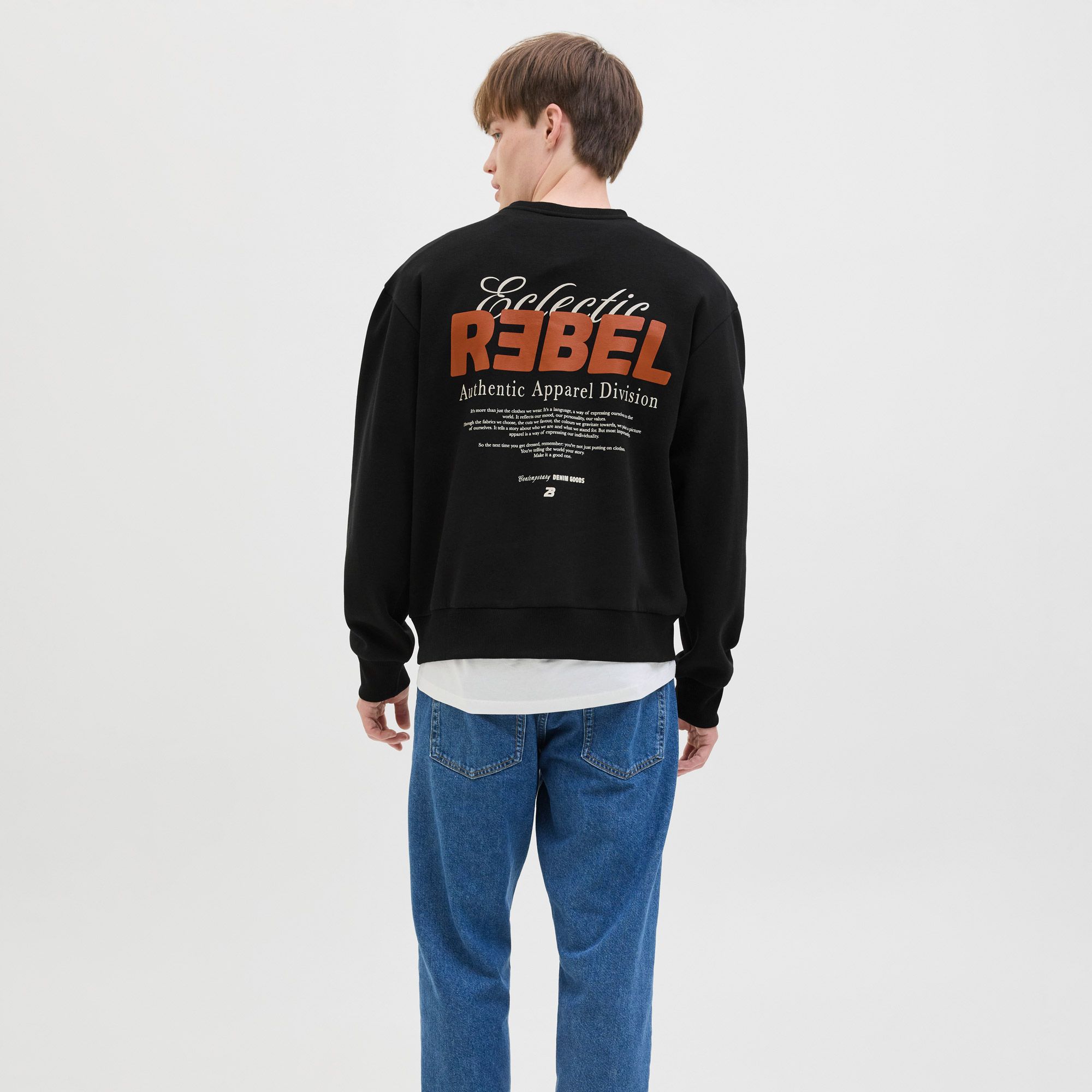 JJ Rebel Crew Neck Sweater Heren