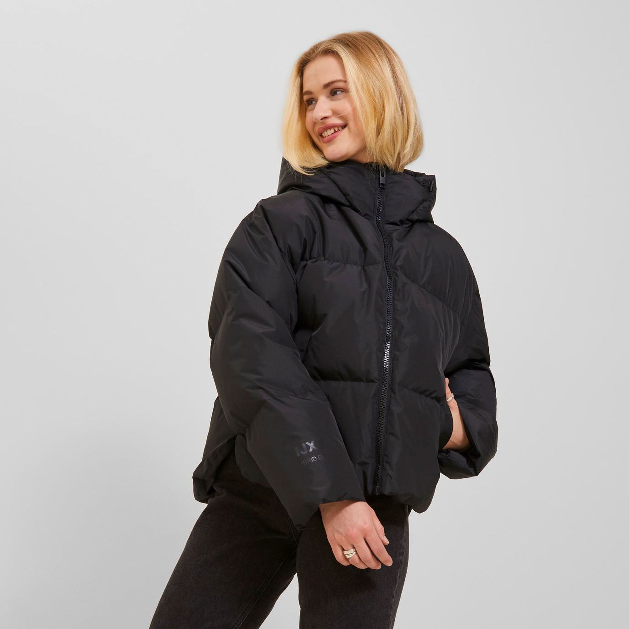 たろー　レディース　BLK M JJXX Misty Down Blend Puffer Winter jacket Women | Plutosport