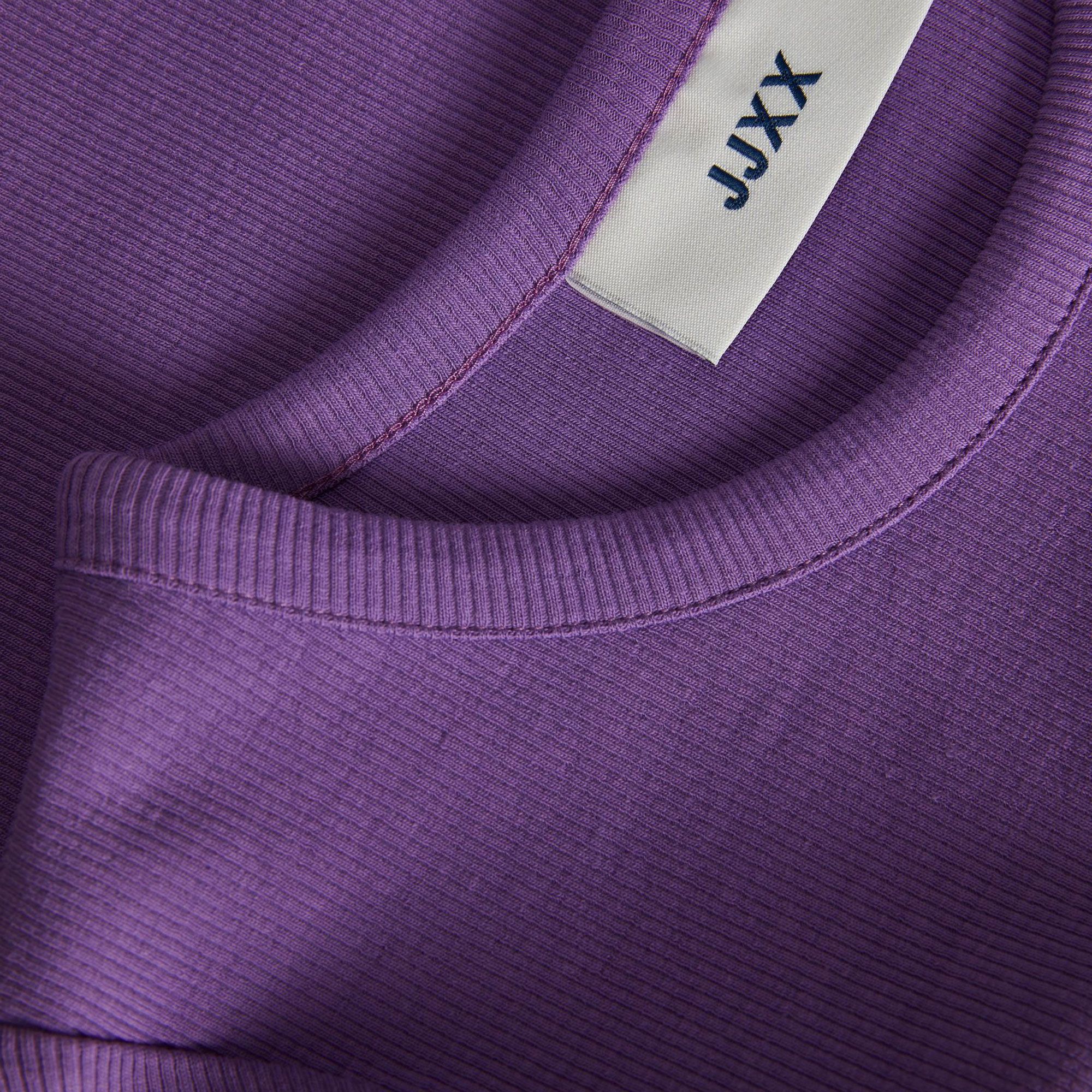 JJXX Feline Cropped Rib Shirt Dames