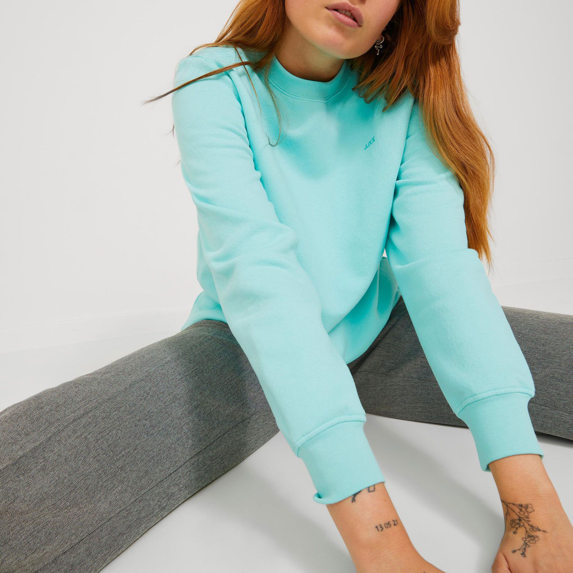 JJXX Abbie LS Relaxed Every Brushed Crew Sweater Dames