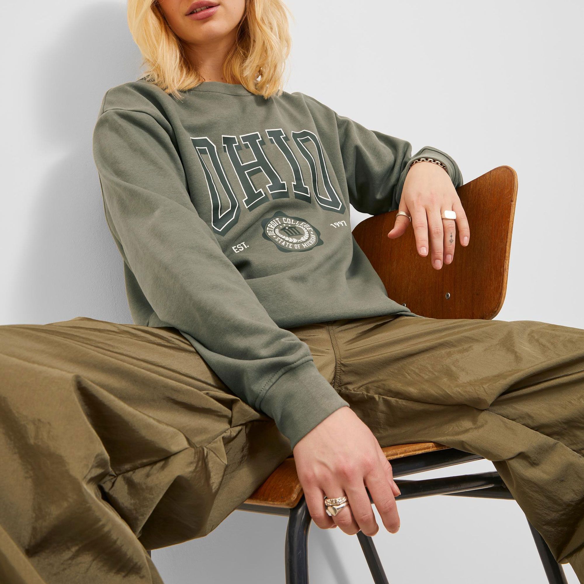 JJXX Ohio Relax Crew Sweater Dames | PlutoSport JJXX Ohio Relax Crew Sweater Dames | PlutoSport