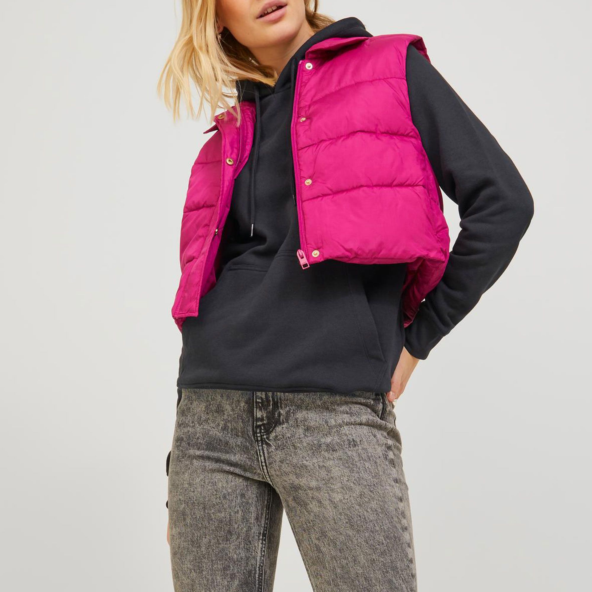 JJXX Abbie LS Relaxed Every Brushed Hoodie Women