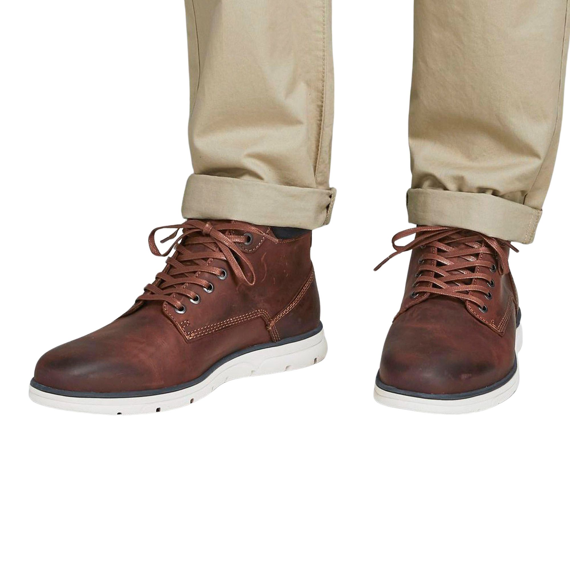 Jack & Jones Tubar Leather Brandy Schoenen Heren
