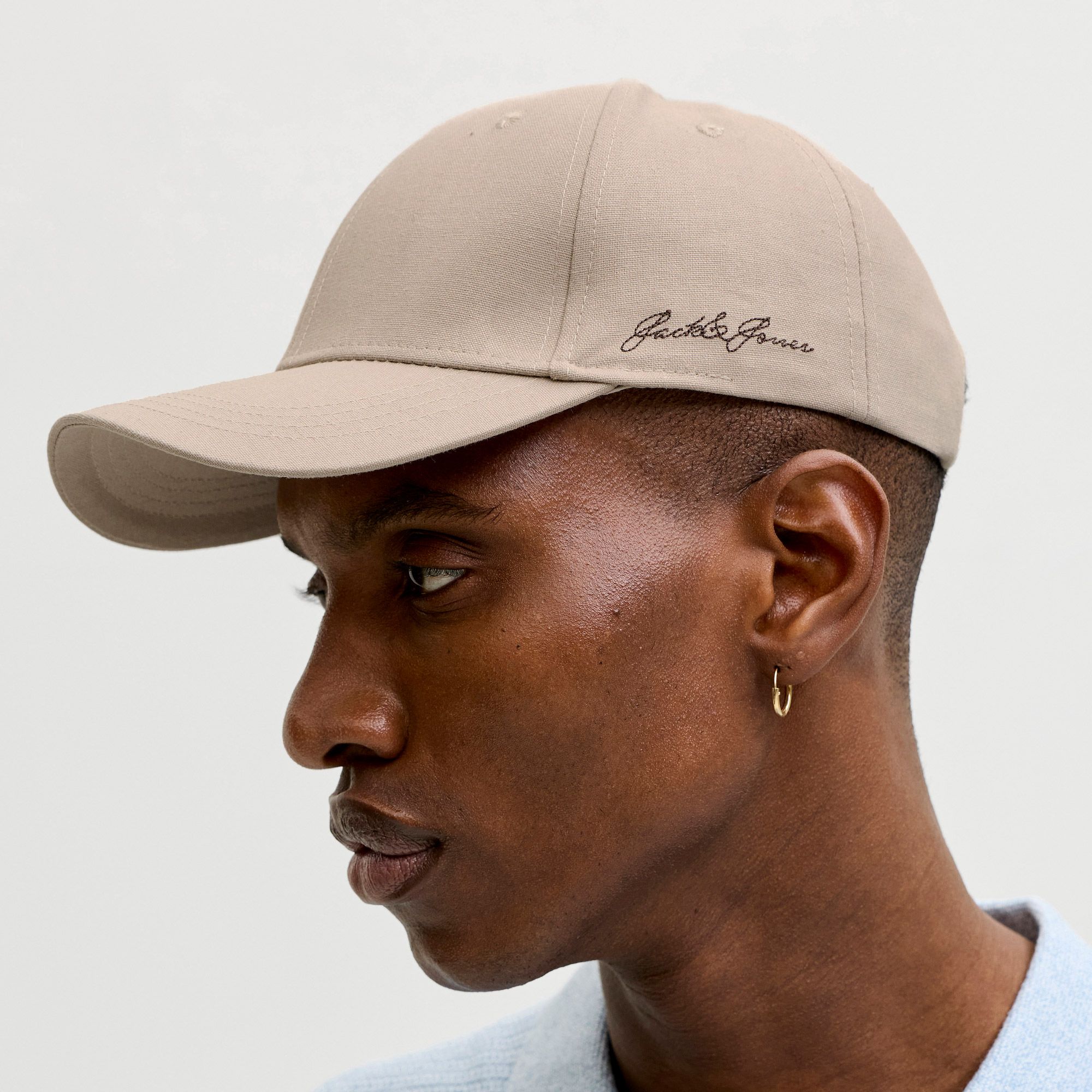 Jack & Jones Base Louis Linnen Blend Cap Heren