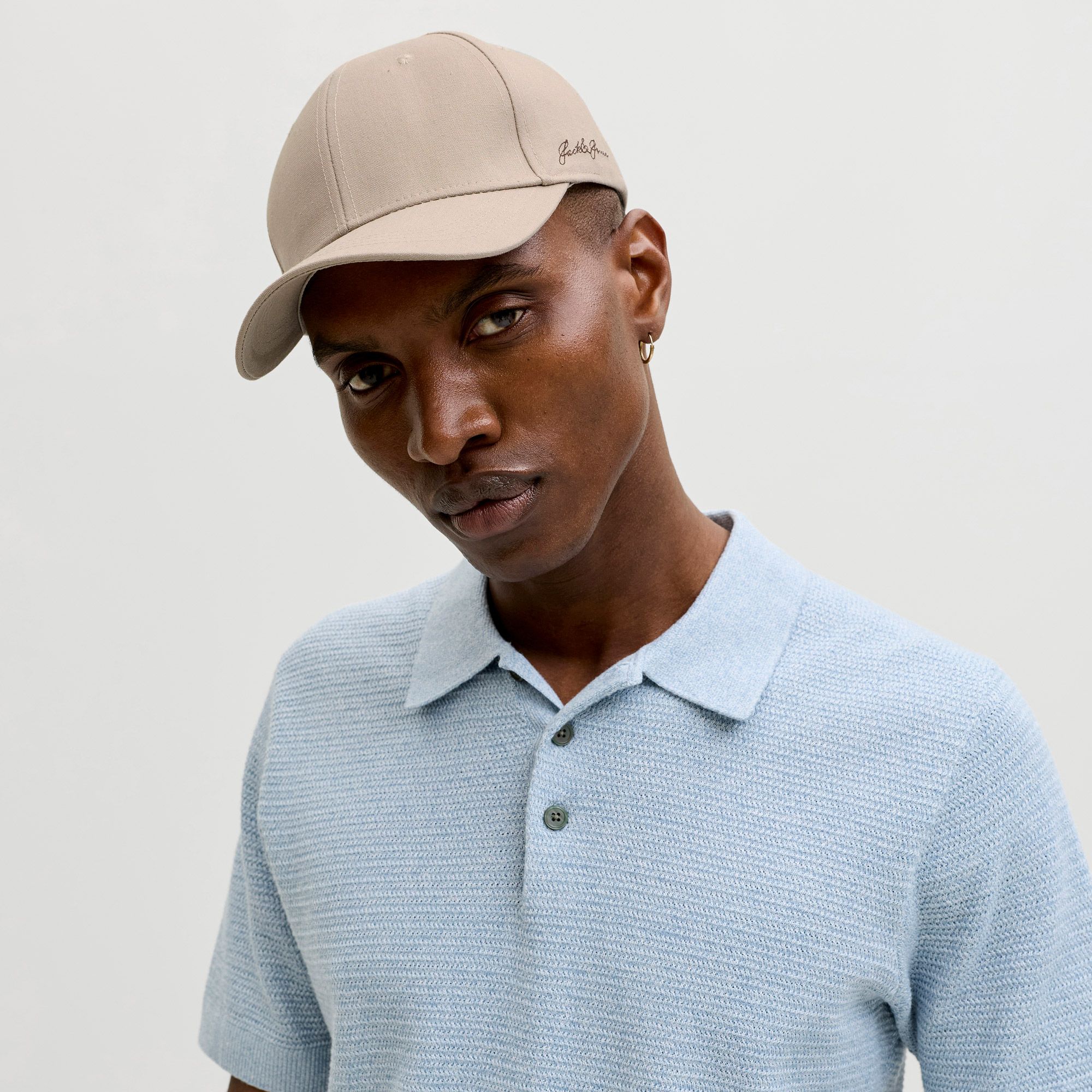 Jack & Jones Base Louis Linnen Blend Cap Heren