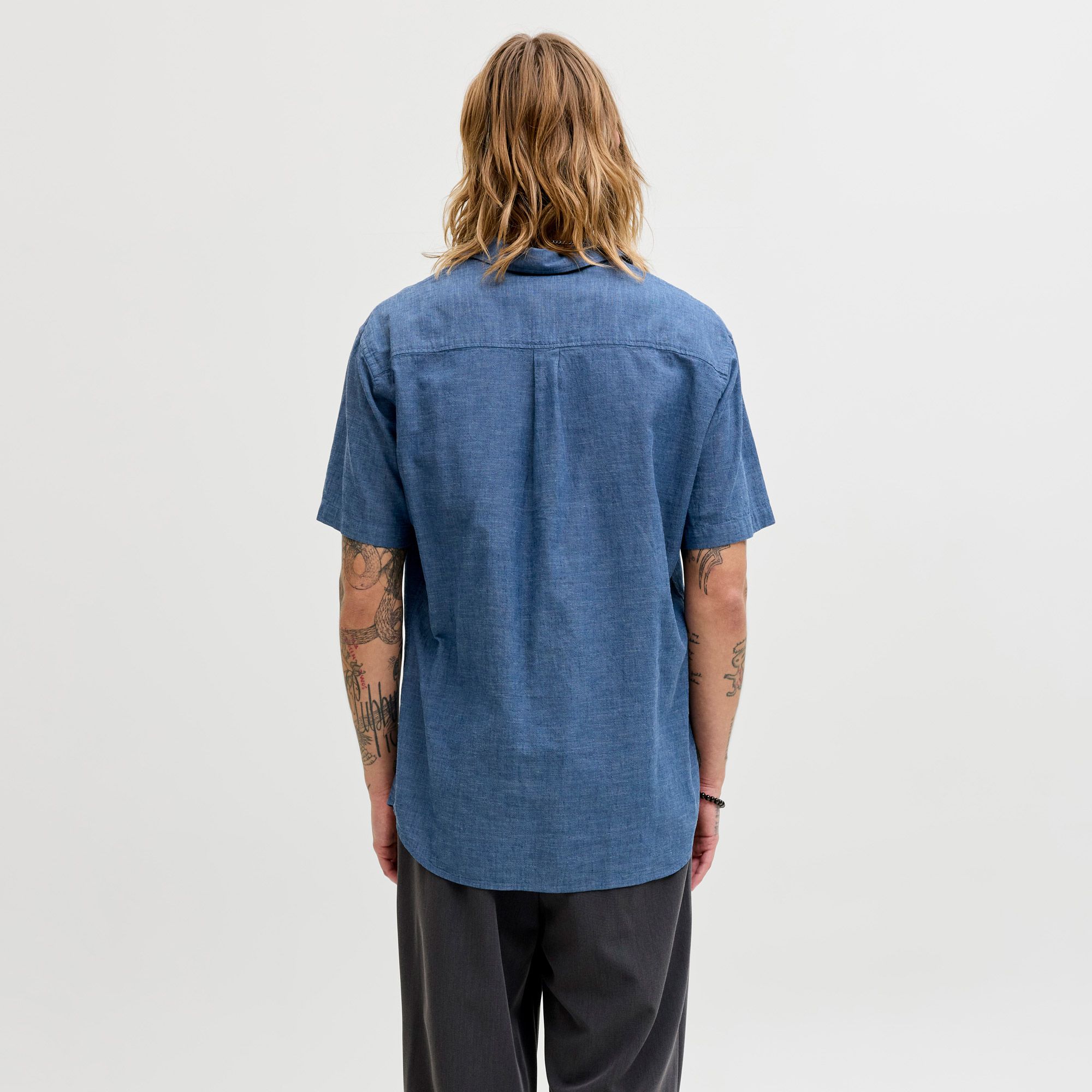 Jack & Jones Summer Linen Blend SS Overhemd Heren
