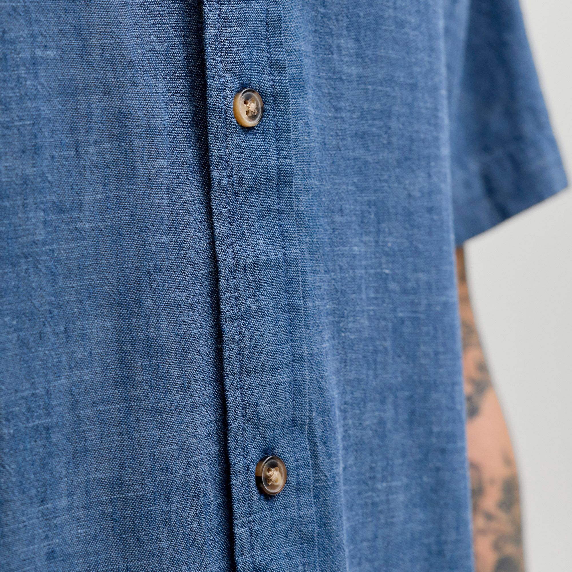 Jack & Jones Summer Linen Blend SS Overhemd Heren